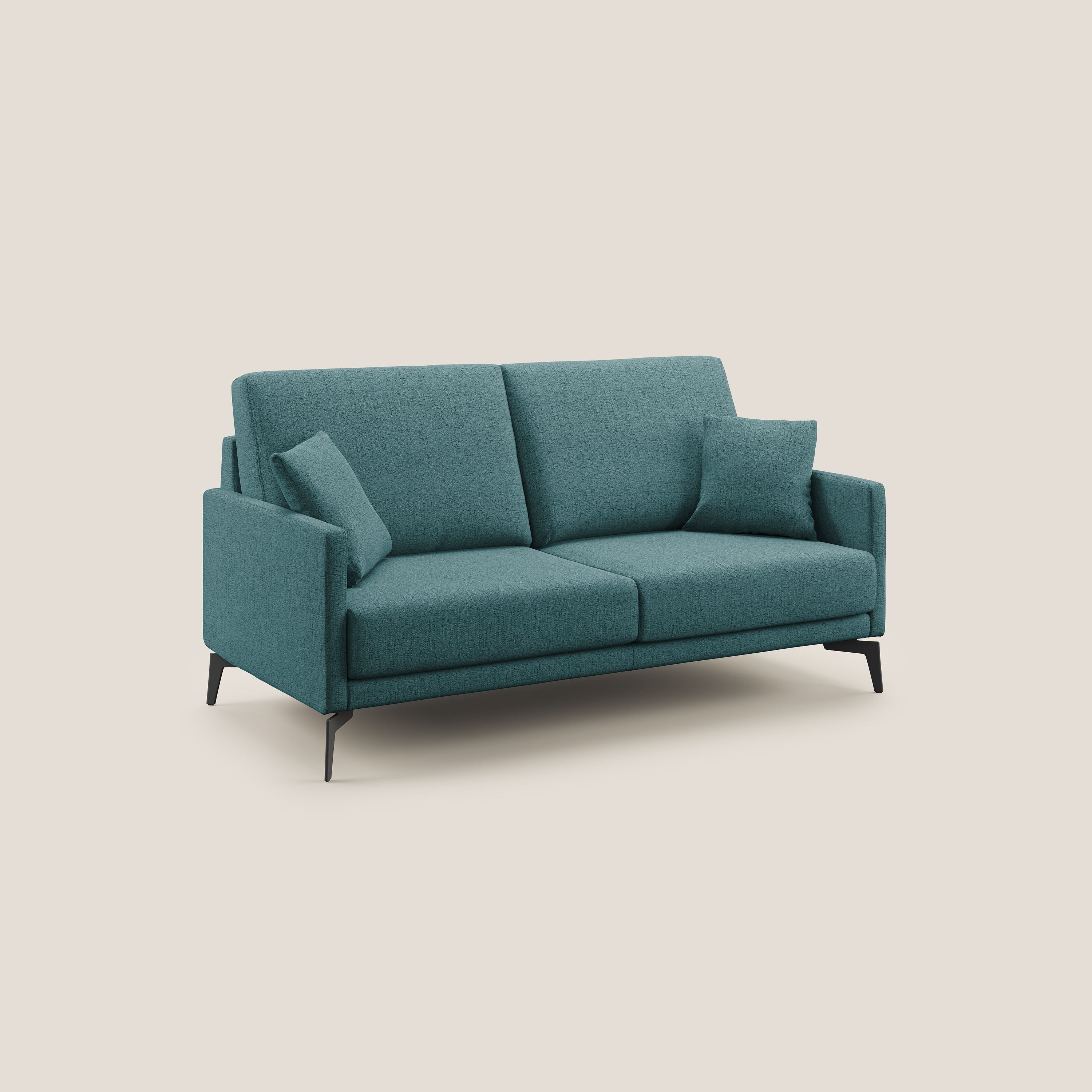 Saturno divano moderno in tessuto morbido impermeabile T03 azzurro - divitt.sbs