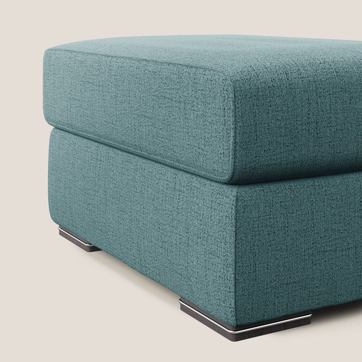 Sun pouf apribile contenitore in tessuto impermeabile fiammato T03 azzurro - divitt.sbs