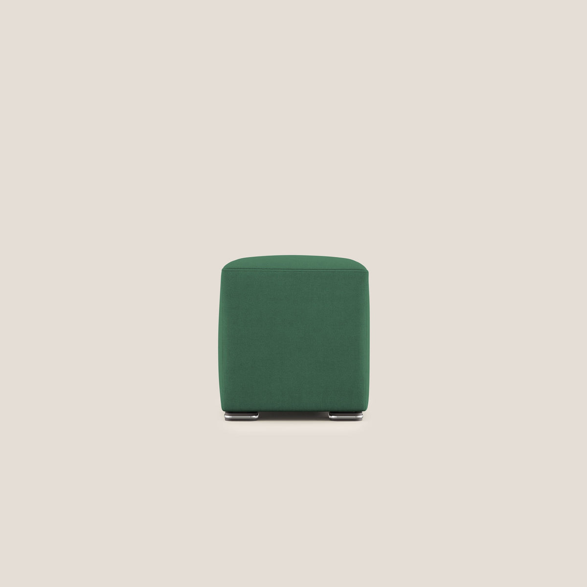 Cube pouf in tessuto morbido impermeabile T02 verde - divitt.sbs