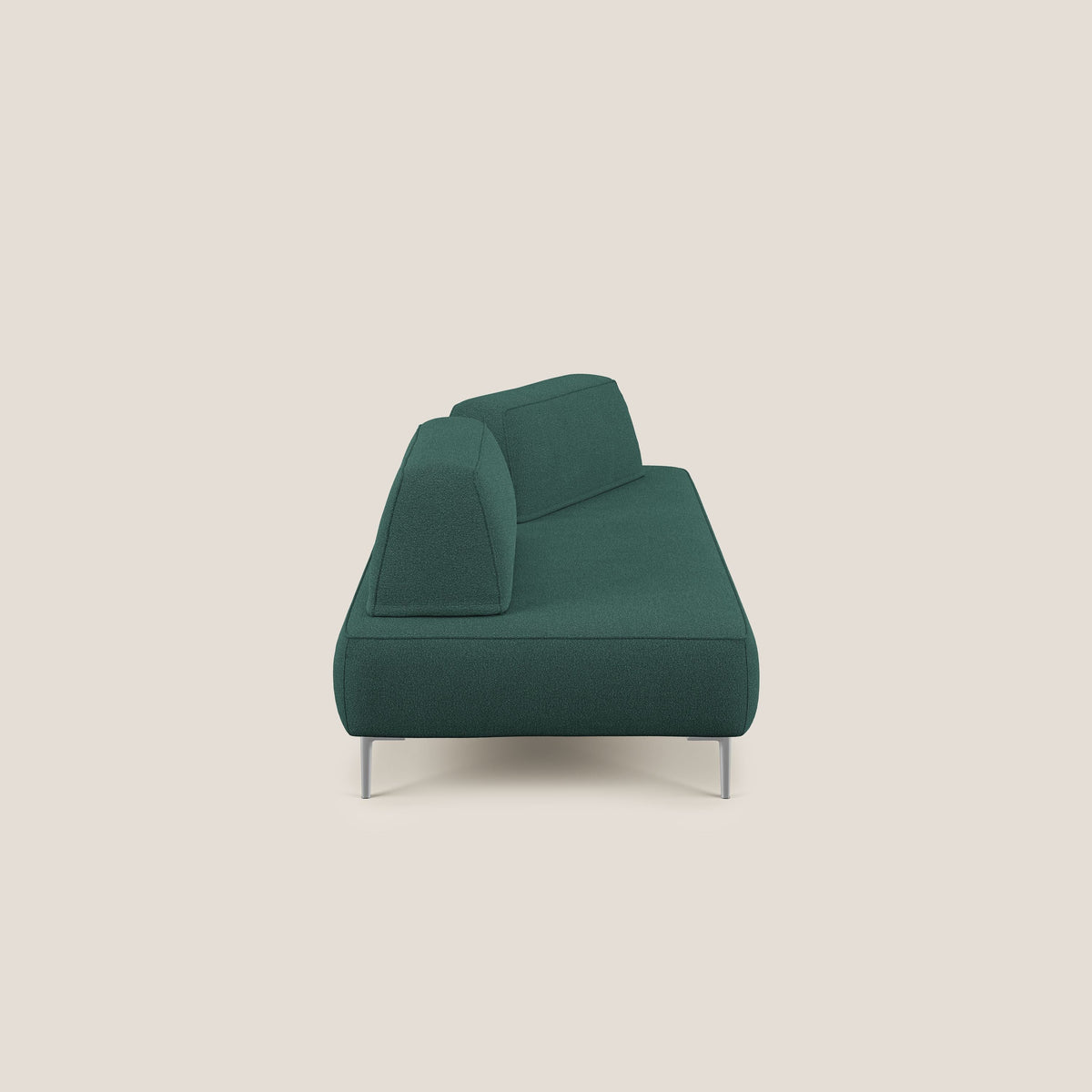 Newton divano modulare con schienali movibili T07 verde - divitt.sbs