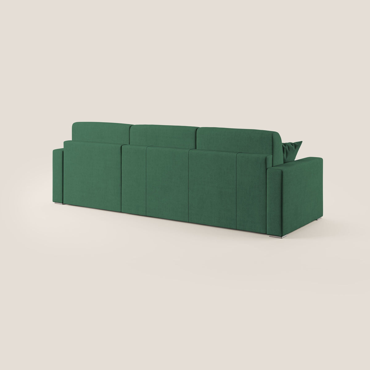 Best Divano letto angolare in tessuto impermeabile T02 verde - divitt.sbs