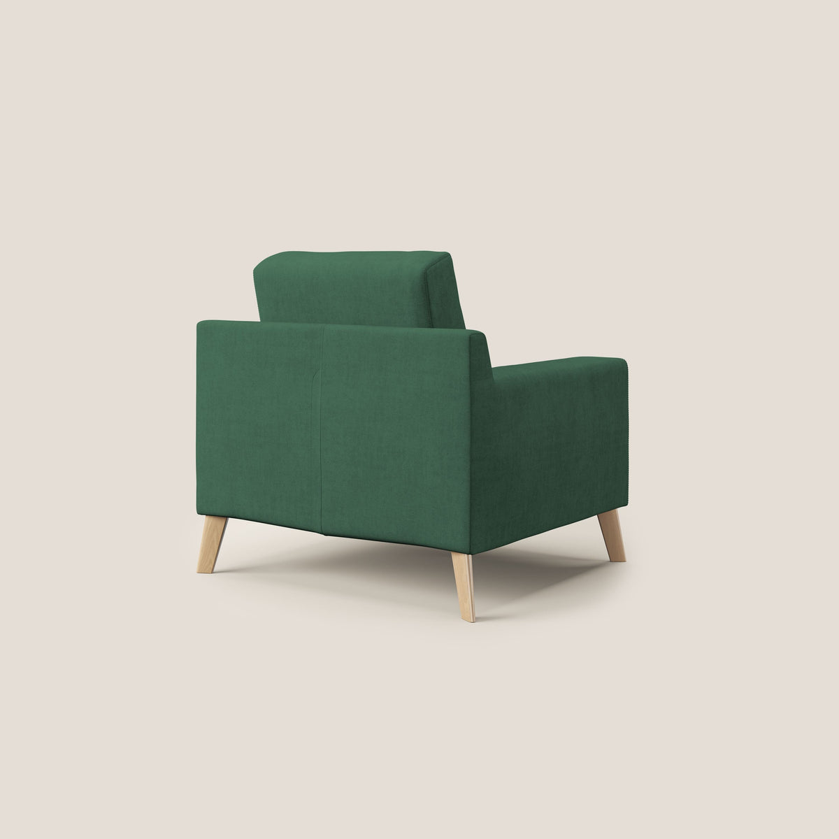 Danish poltroncina in tessuto morbido impermeabile T02 verde - divitt.sbs