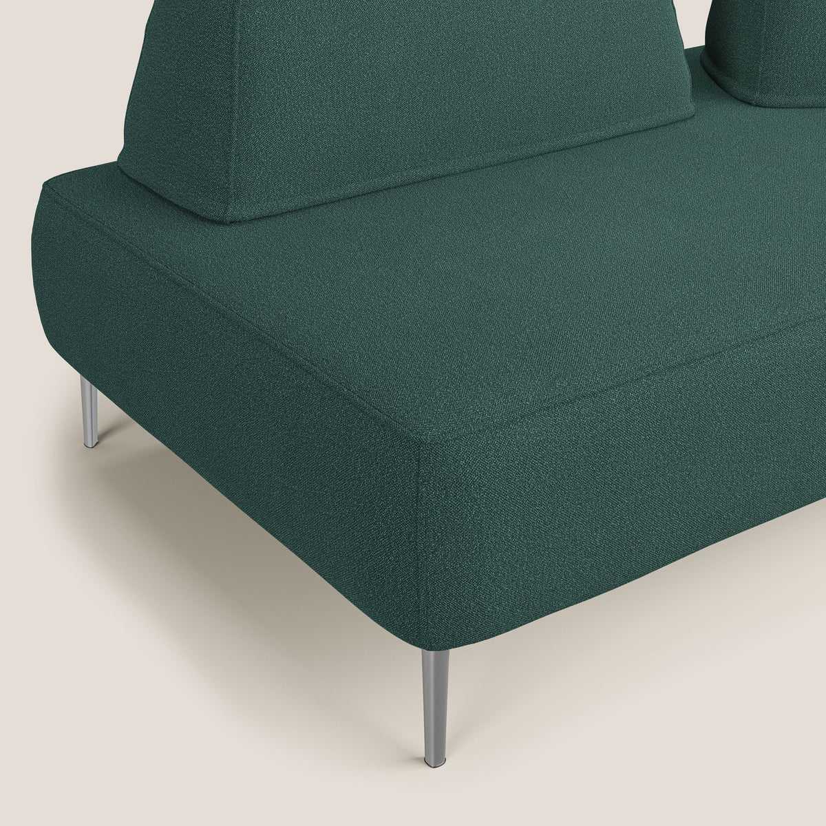 Newton divano modulare con schienali movibili T07 verde - divitt.sbs