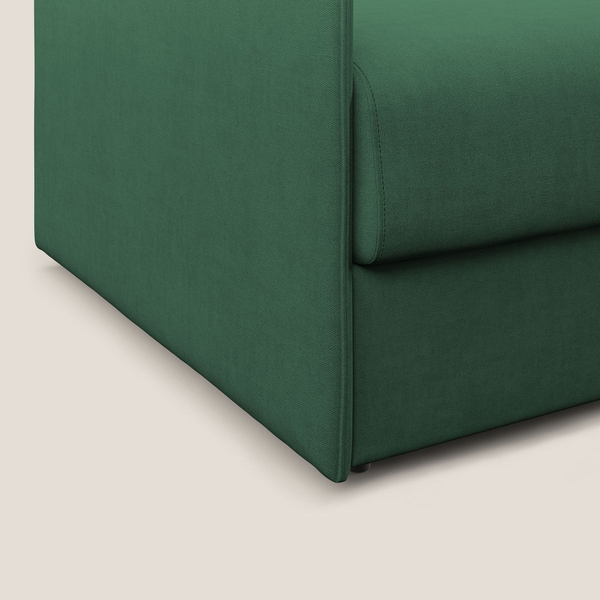 Evans poltrona letto in morbido tessuto impermeabile T02 verde - divitt.sbs