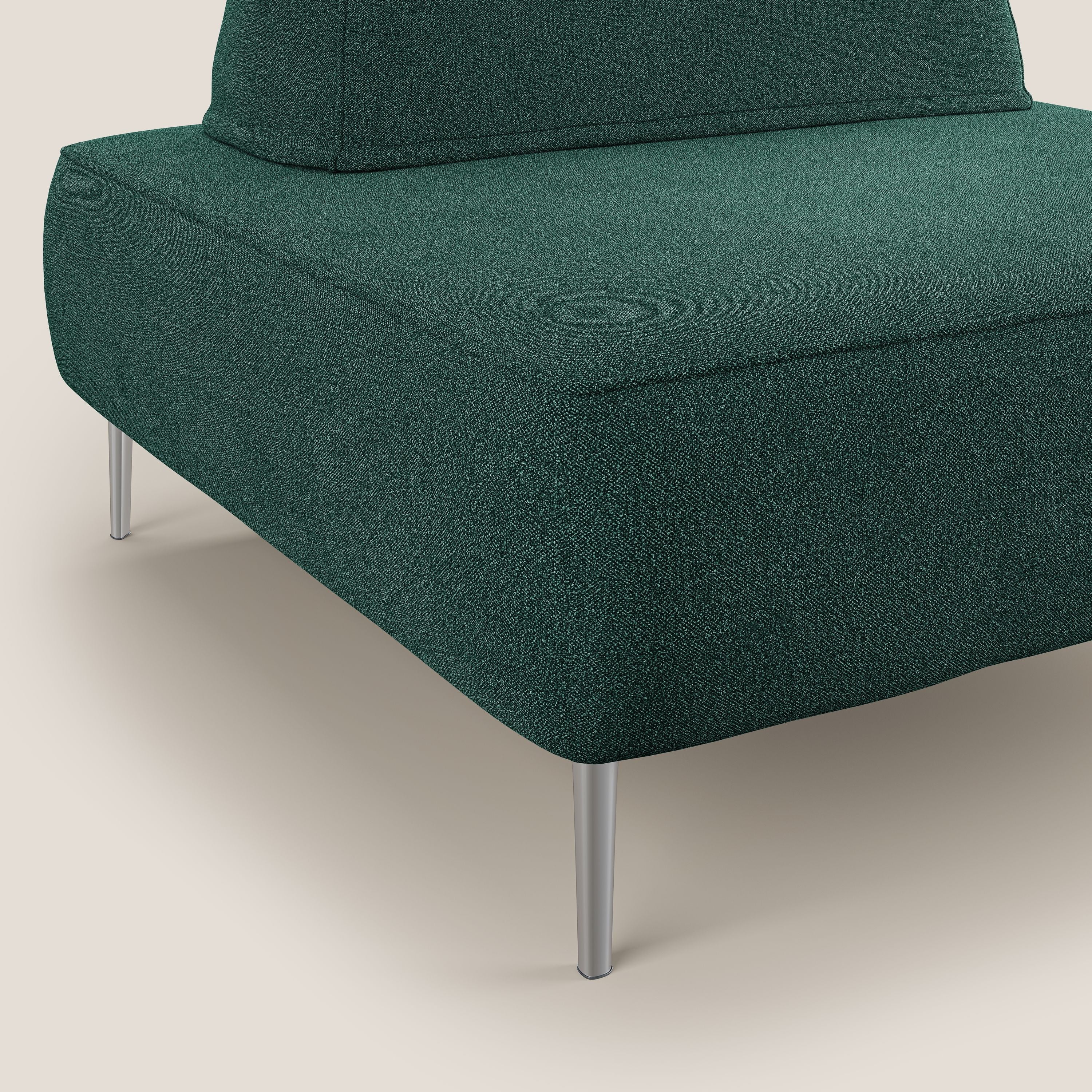 Newton poltrona modulare con schienali movibili T07 verde - divitt.sbs