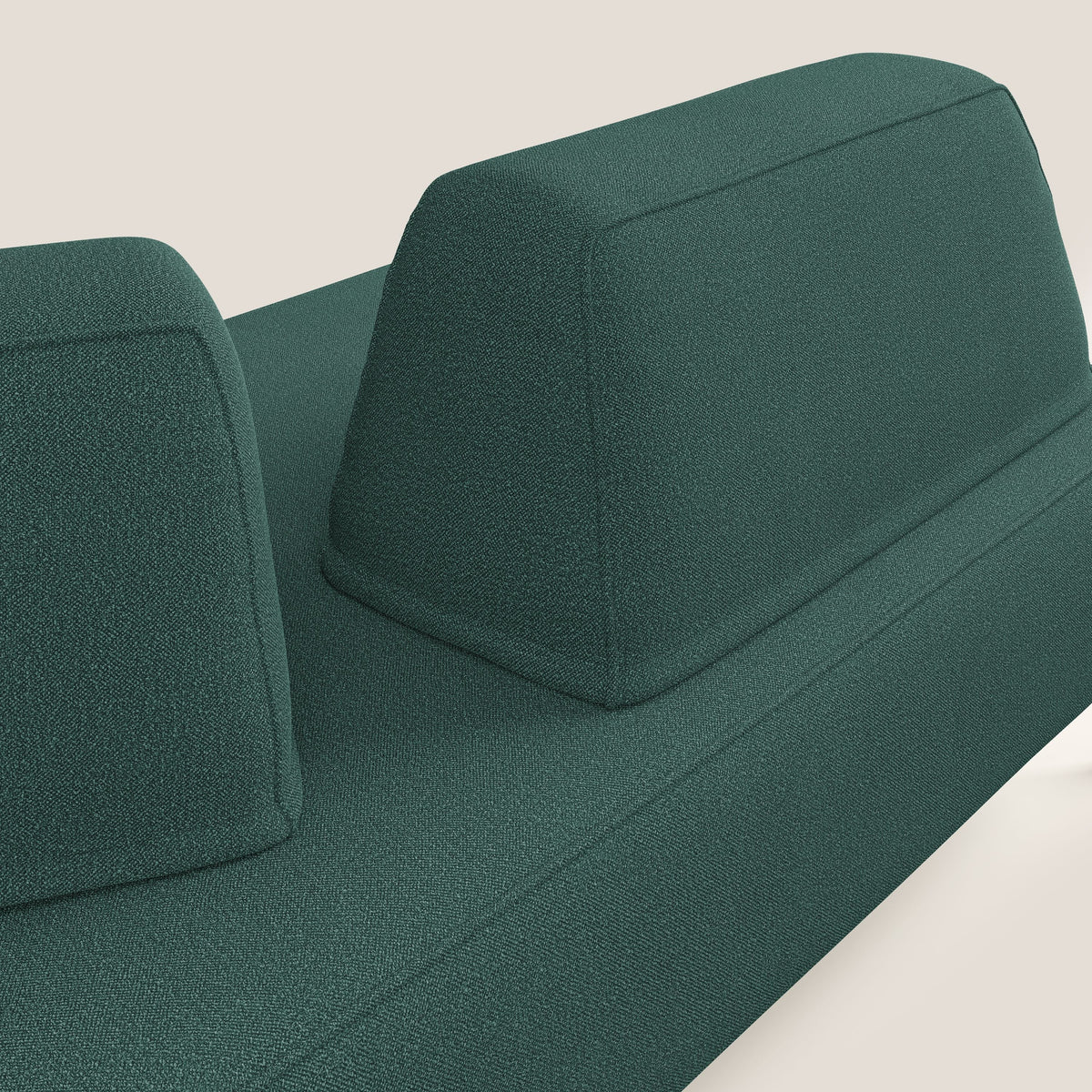 Newton divano modulare con schienali movibili T07 verde - divitt.sbs