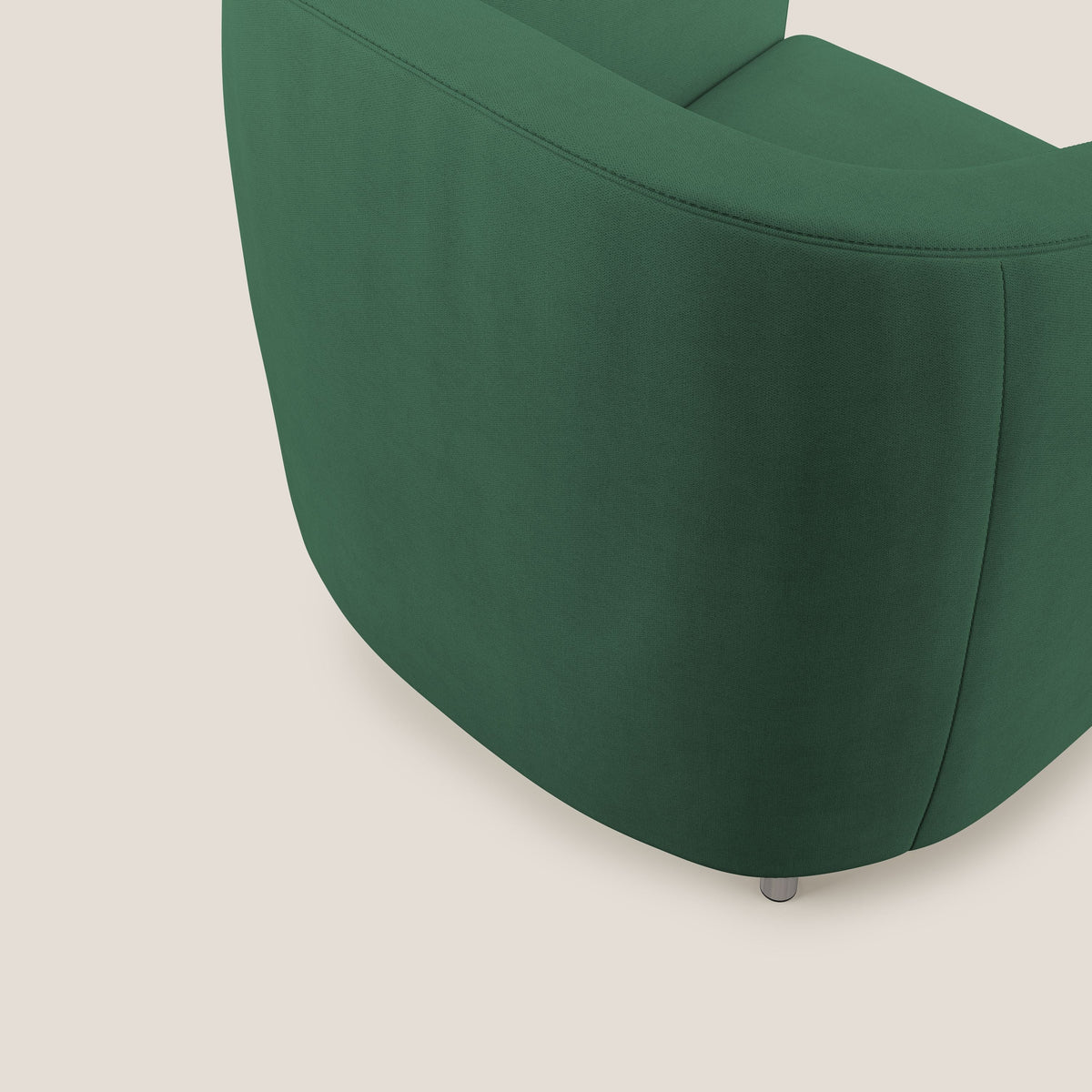 Sally Poltroncina in tessuto morbido impermeabile T02 verde - divitt.sbs