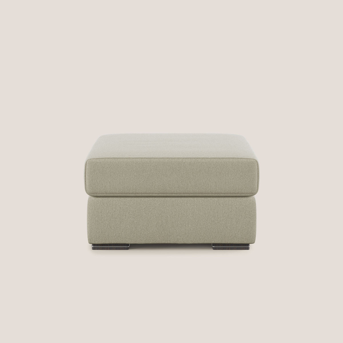 Sun pouf apribile contenitore in tessuto smacchiabile ad acqua T05 panna - divitt.sbs