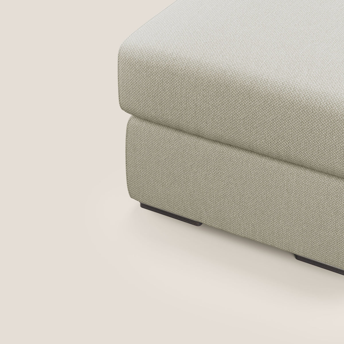 Sun pouf apribile contenitore in tessuto smacchiabile ad acqua T05 panna - divitt.sbs