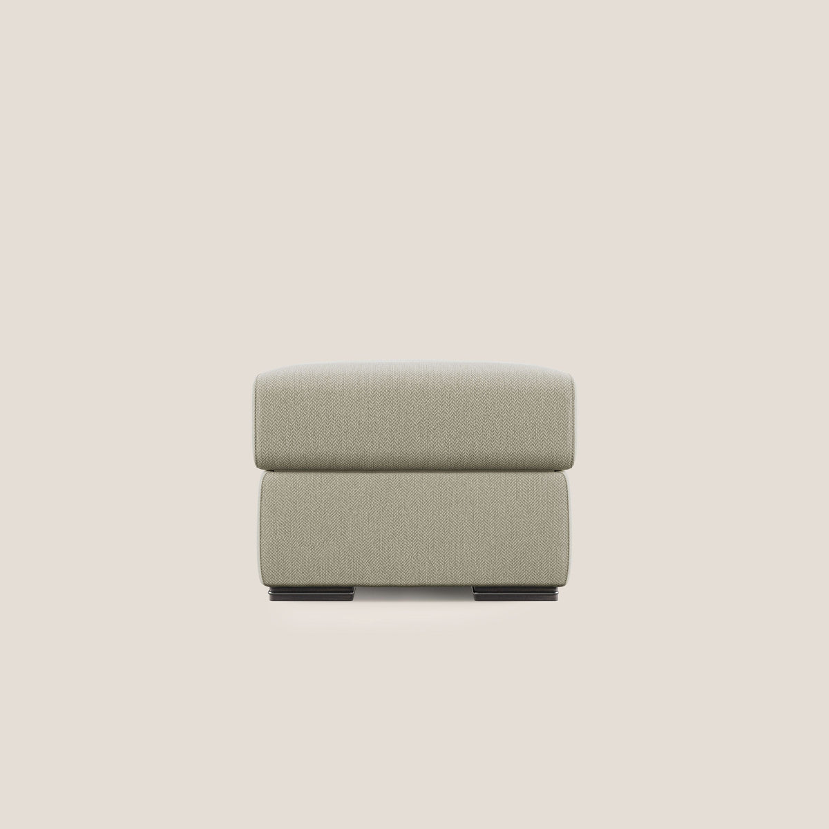 Sun pouf apribile contenitore in tessuto smacchiabile ad acqua T05 panna - divitt.sbs