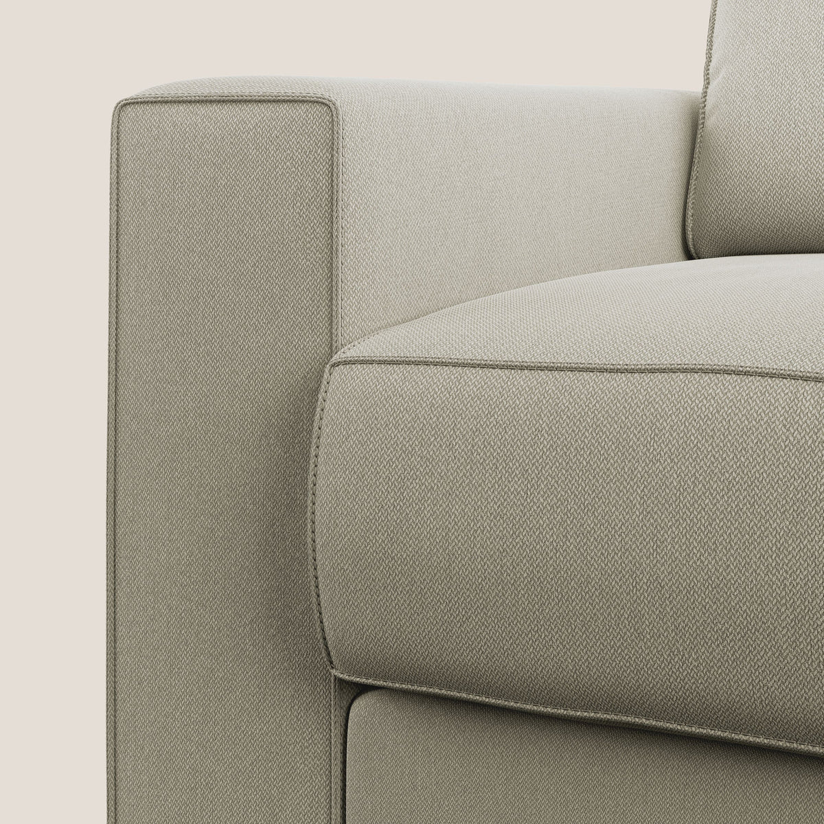 Dream poltrona letto in tessuto smacchiabile T05 panna - divitt.sbs