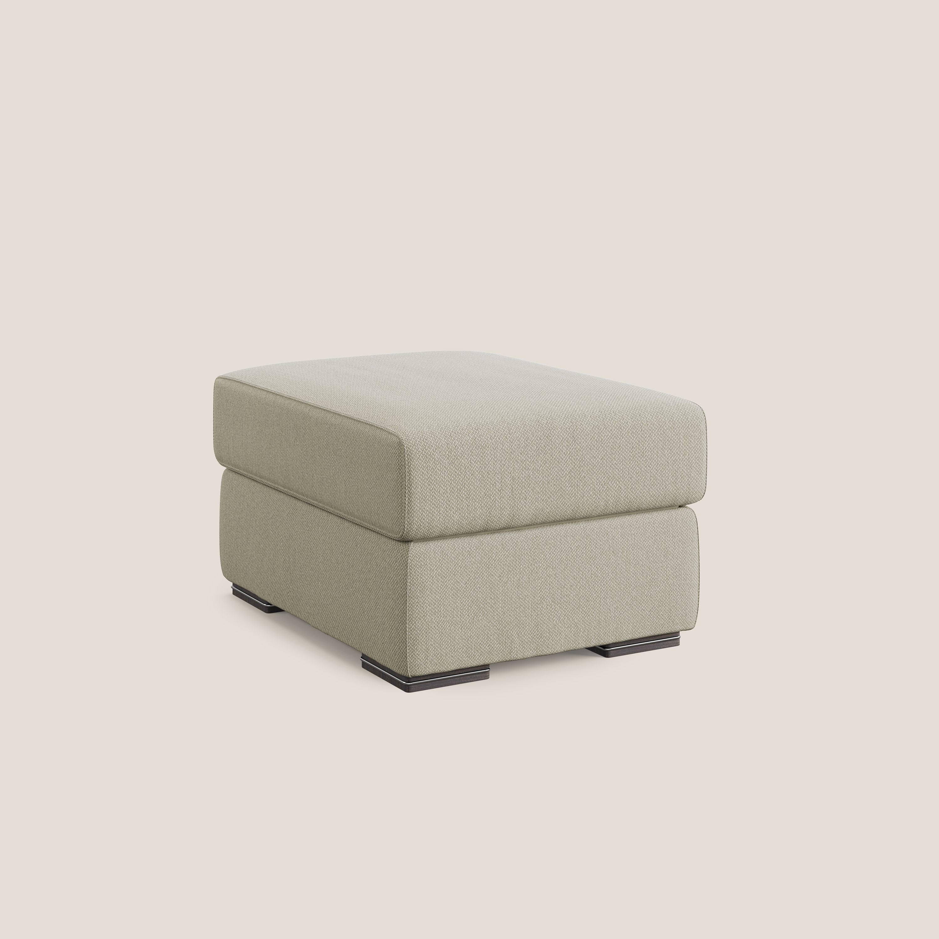 Sun pouf apribile contenitore in tessuto smacchiabile ad acqua T05 panna - divitt.sbs