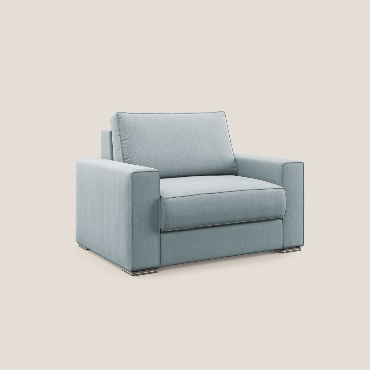 Dream poltrona letto in tessuto smacchiabile T05 carta da zucchero - divitt.sbs