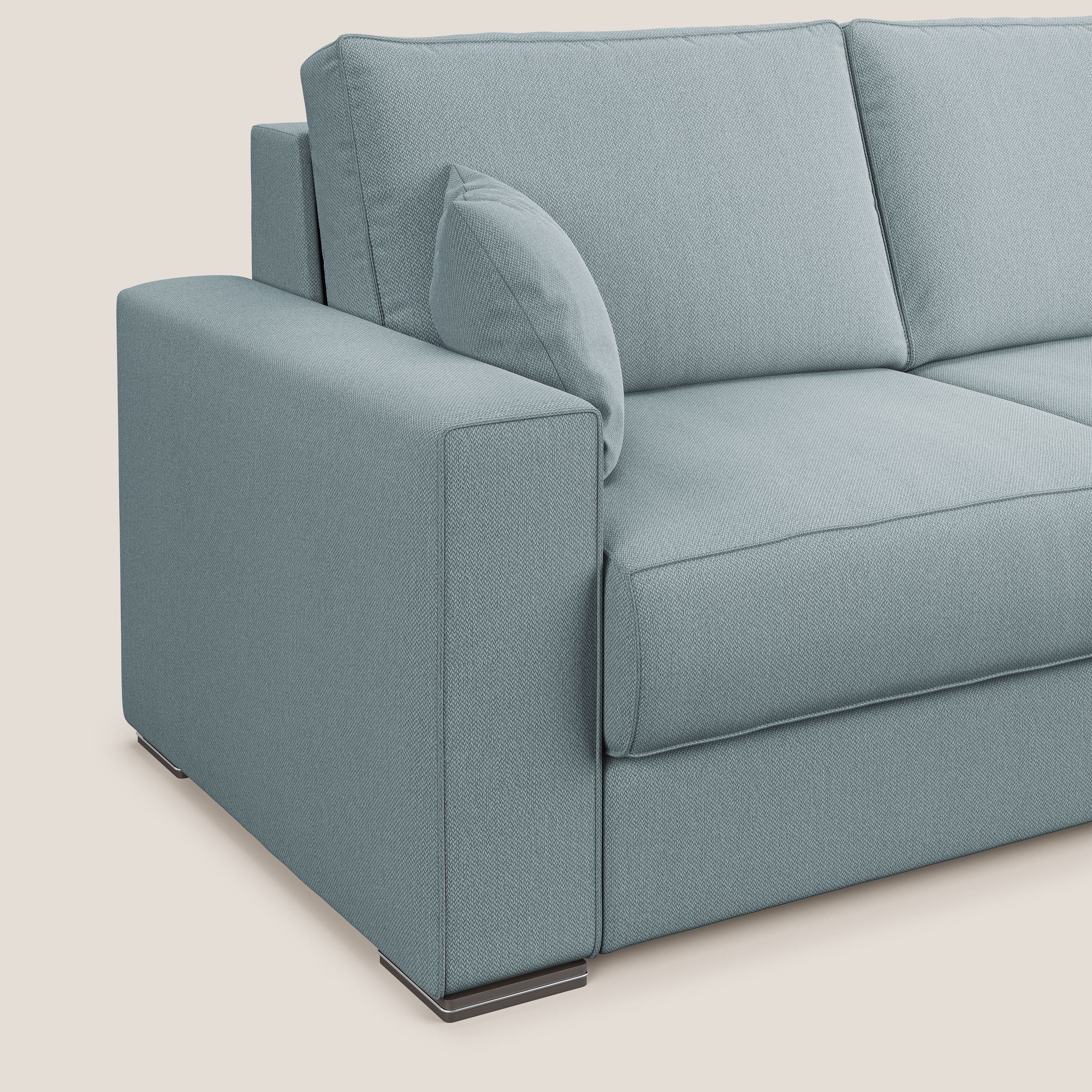 Dream Divano letto angolare in tessuto smacchiabile T05 carta da zucchero - divitt.sbs
