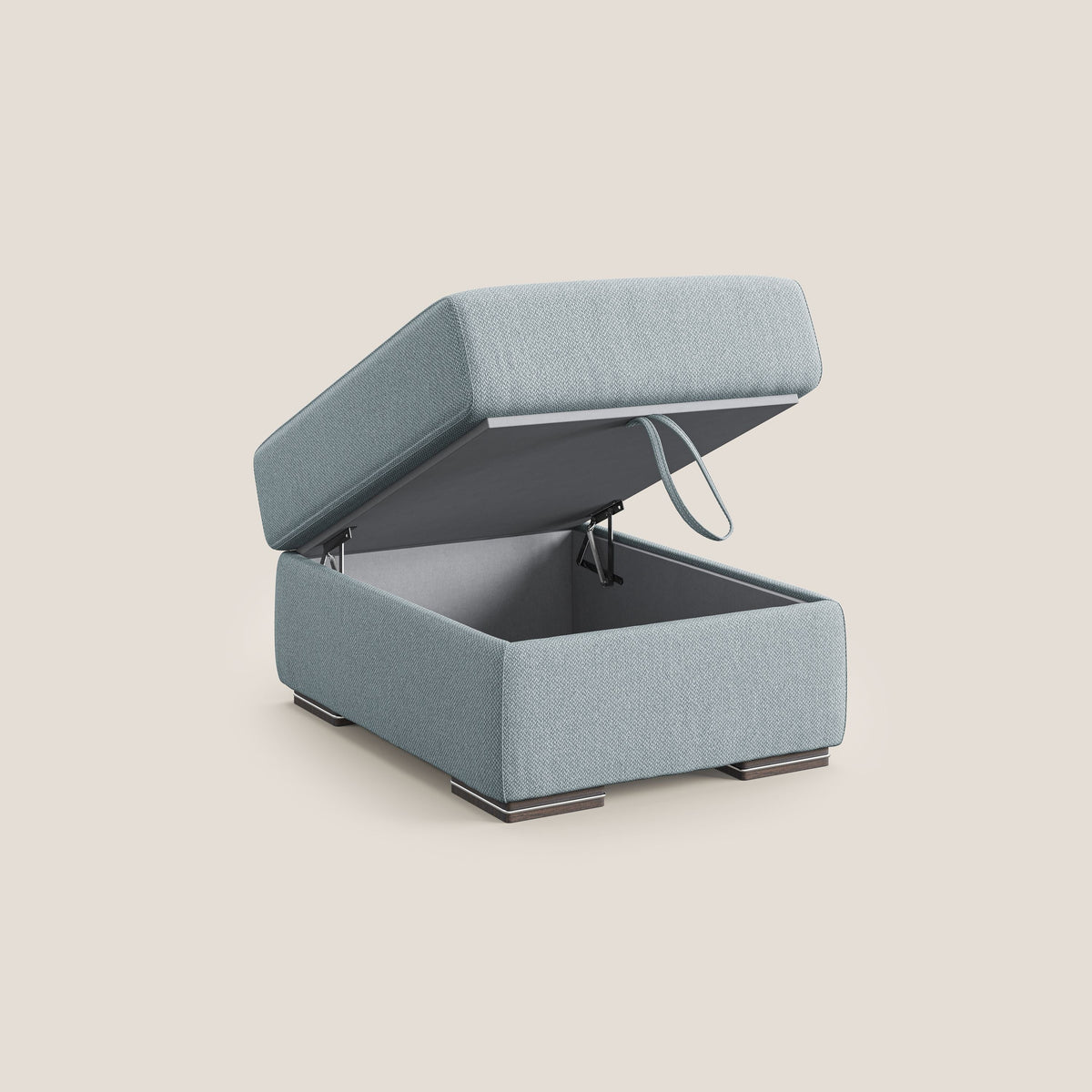 Sun pouf apribile contenitore in tessuto smacchiabile ad acqua T05 carta da zucchero - divitt.sbs