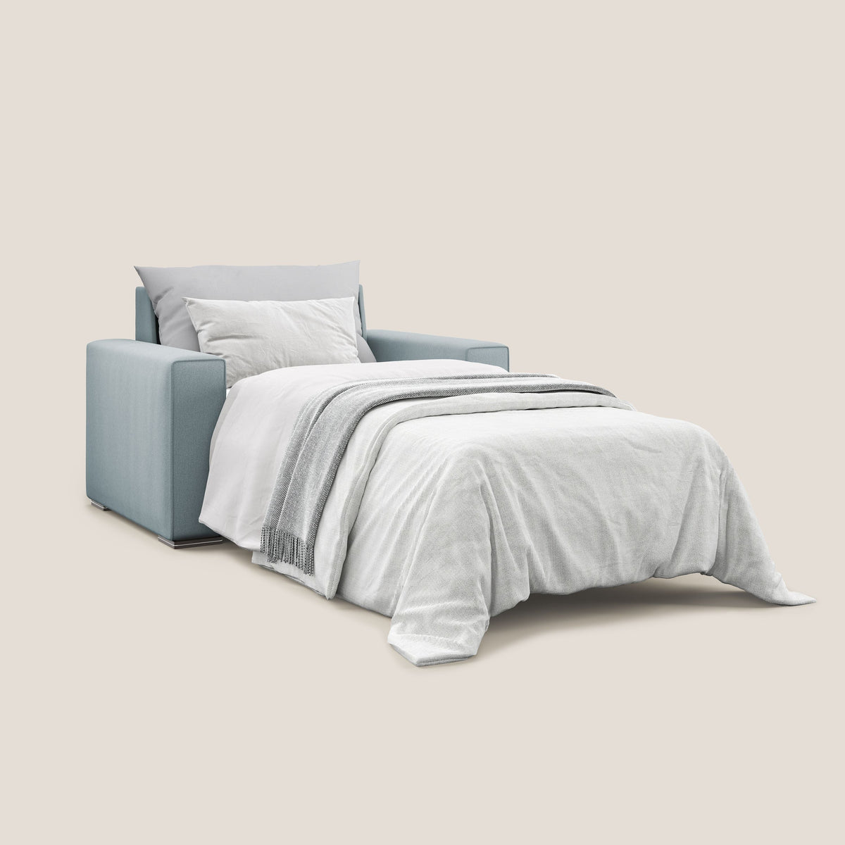 Dream poltrona letto in tessuto smacchiabile T05 carta da zucchero - divitt.sbs