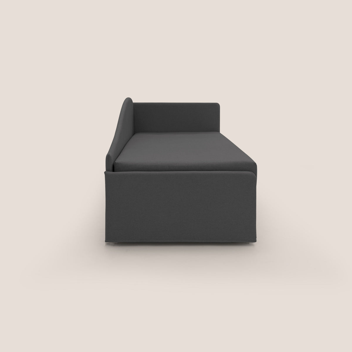 Nolo Divano duplex con doppio letto in tessuto simil cotone impermeabile T13 antracite - divitt.sbs