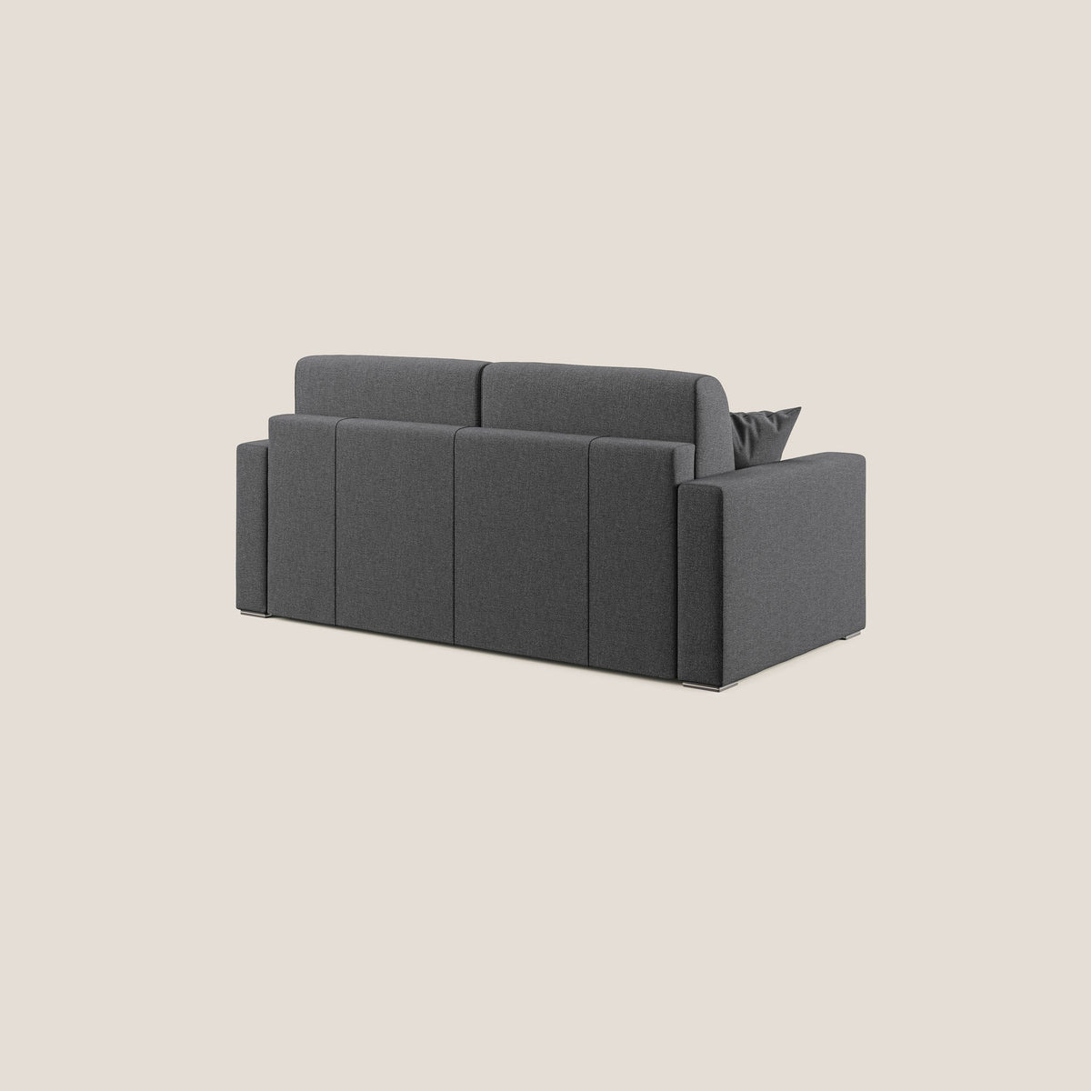 Best Divano letto matrimoniale in tessuto smacchiabile QuickClean T08 antracite - divitt.sbs