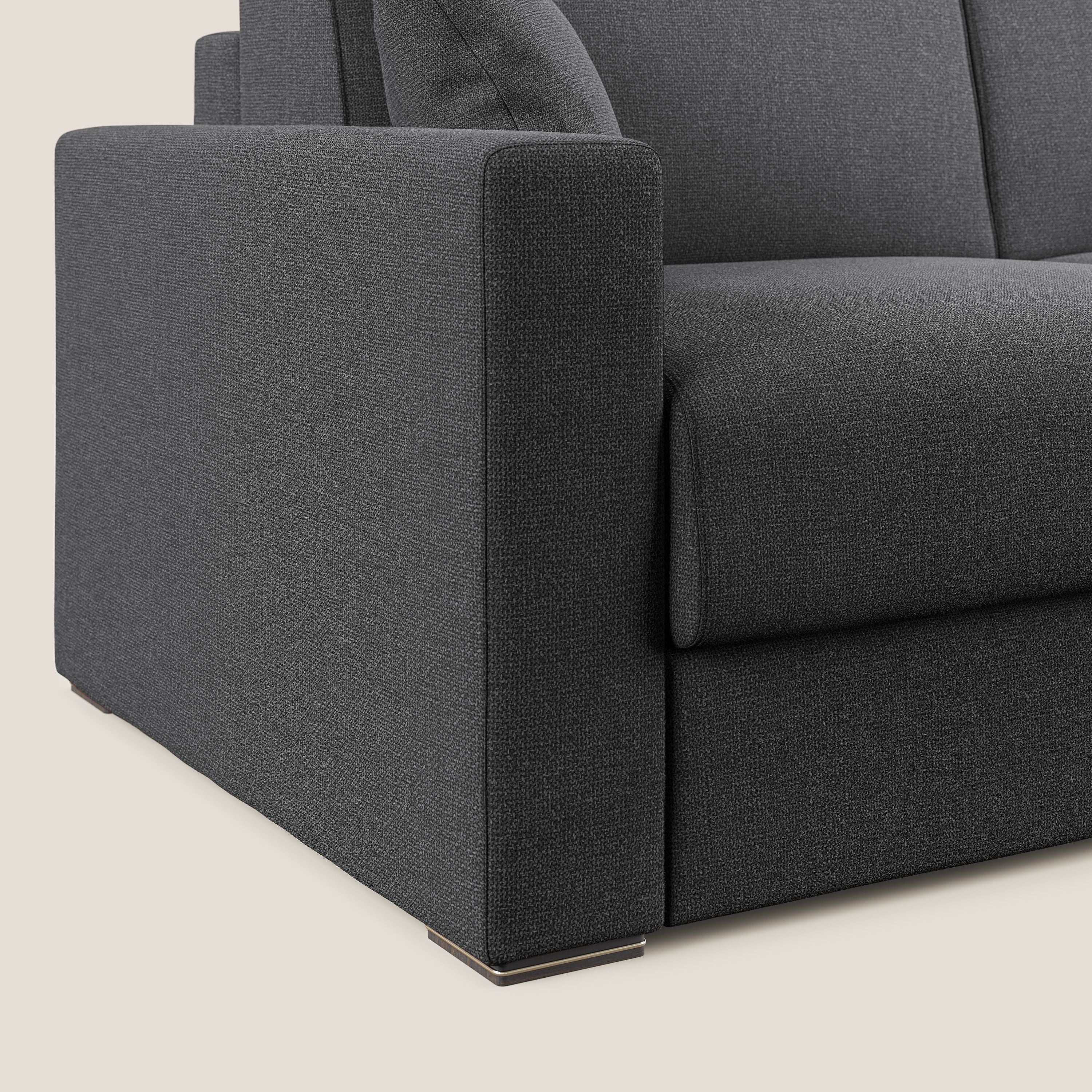 Best Divano letto matrimoniale in tessuto smacchiabile QuickClean T08 antracite - divitt.sbs