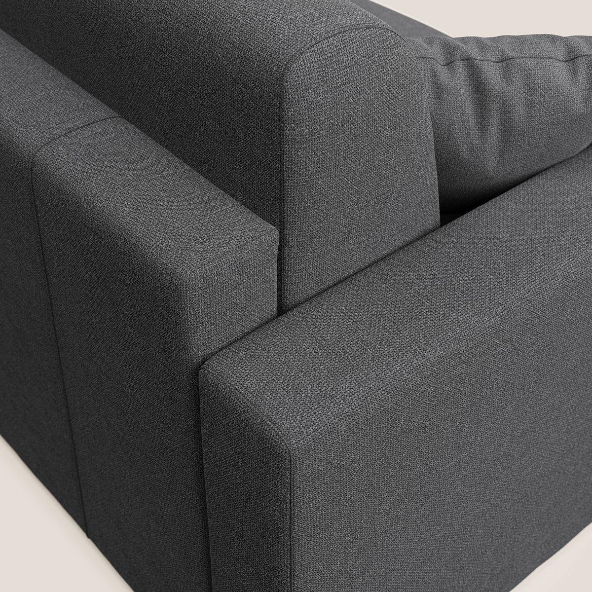 Best Divano letto matrimoniale in tessuto smacchiabile QuickClean T08 antracite - divitt.sbs