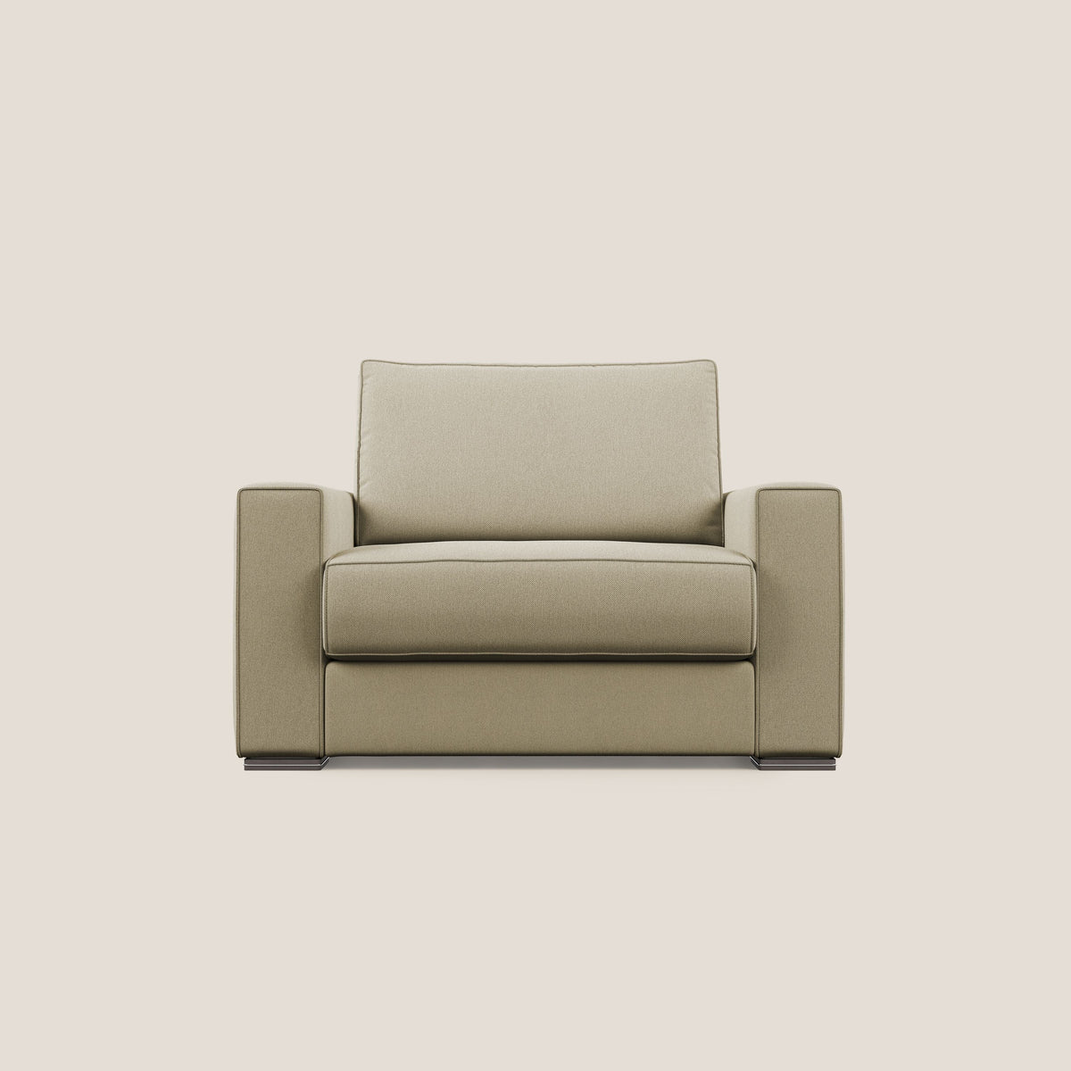 Dream poltrona letto in tessuto smacchiabile T05 cammello - divitt.sbs