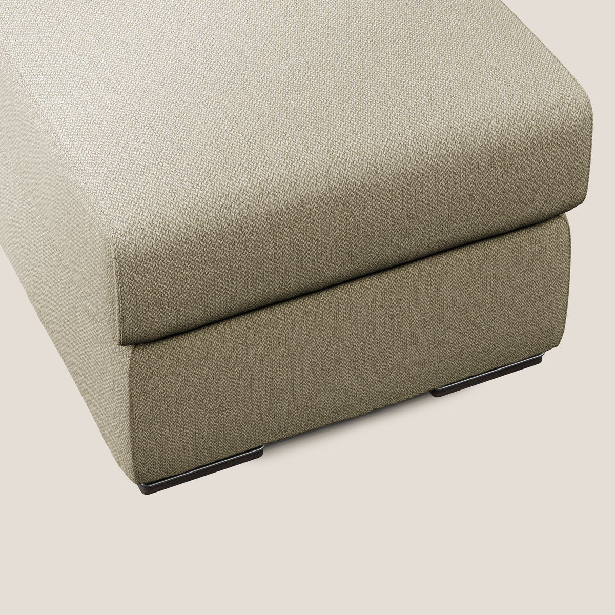 Sun pouf apribile contenitore in tessuto smacchiabile ad acqua T05 cammello - divitt.sbs