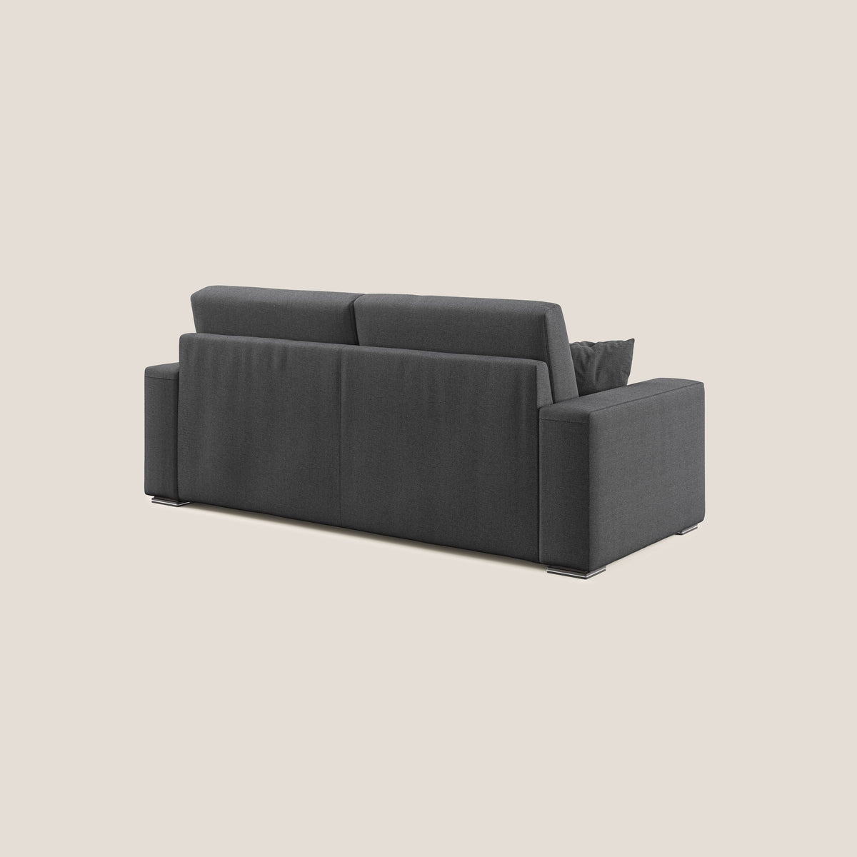 Marte divano in tessuto smacchiabile impermeabile T08 antracite - divitt.sbs