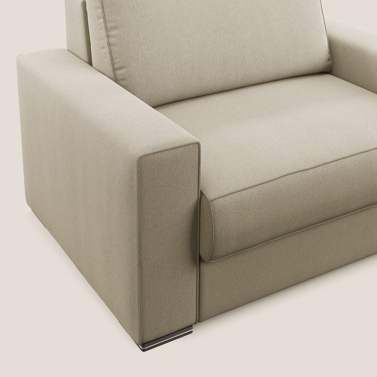 Dream poltrona letto in tessuto smacchiabile T05 cammello - divitt.sbs