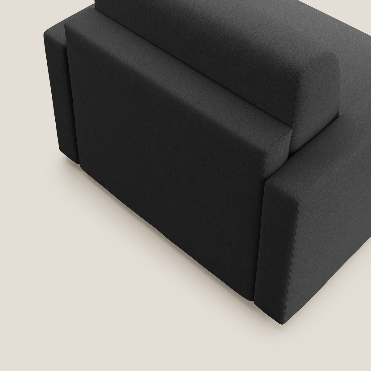 Chris poltrona letto in tessuto impermeabile T13 antracite - divitt.sbs