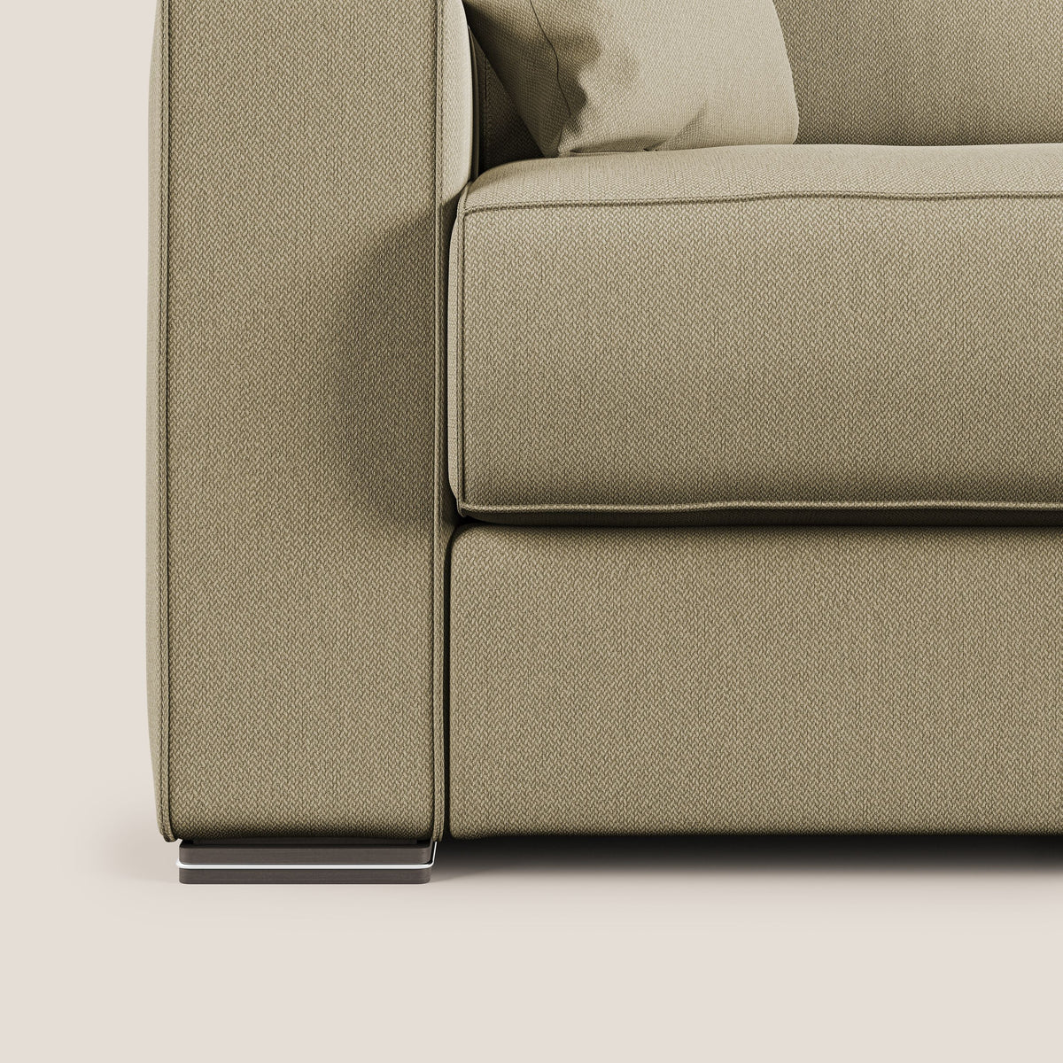 Dream Divano letto angolare in tessuto smacchiabile T05 cammello - divitt.sbs
