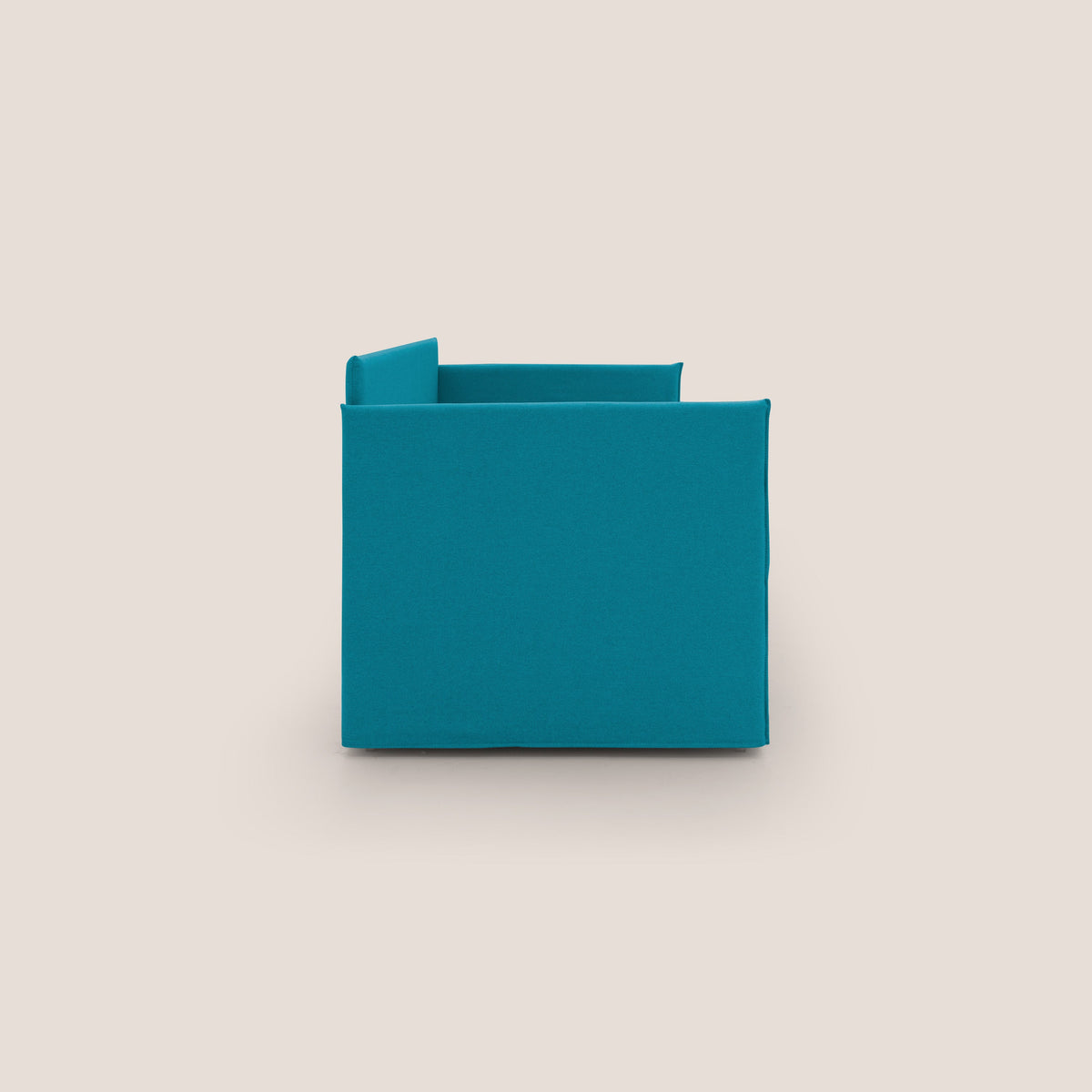 Brenta Divano duplex con doppio letto in tessuto simil cotone impermeabile T13 azzurro - divitt.sbs
