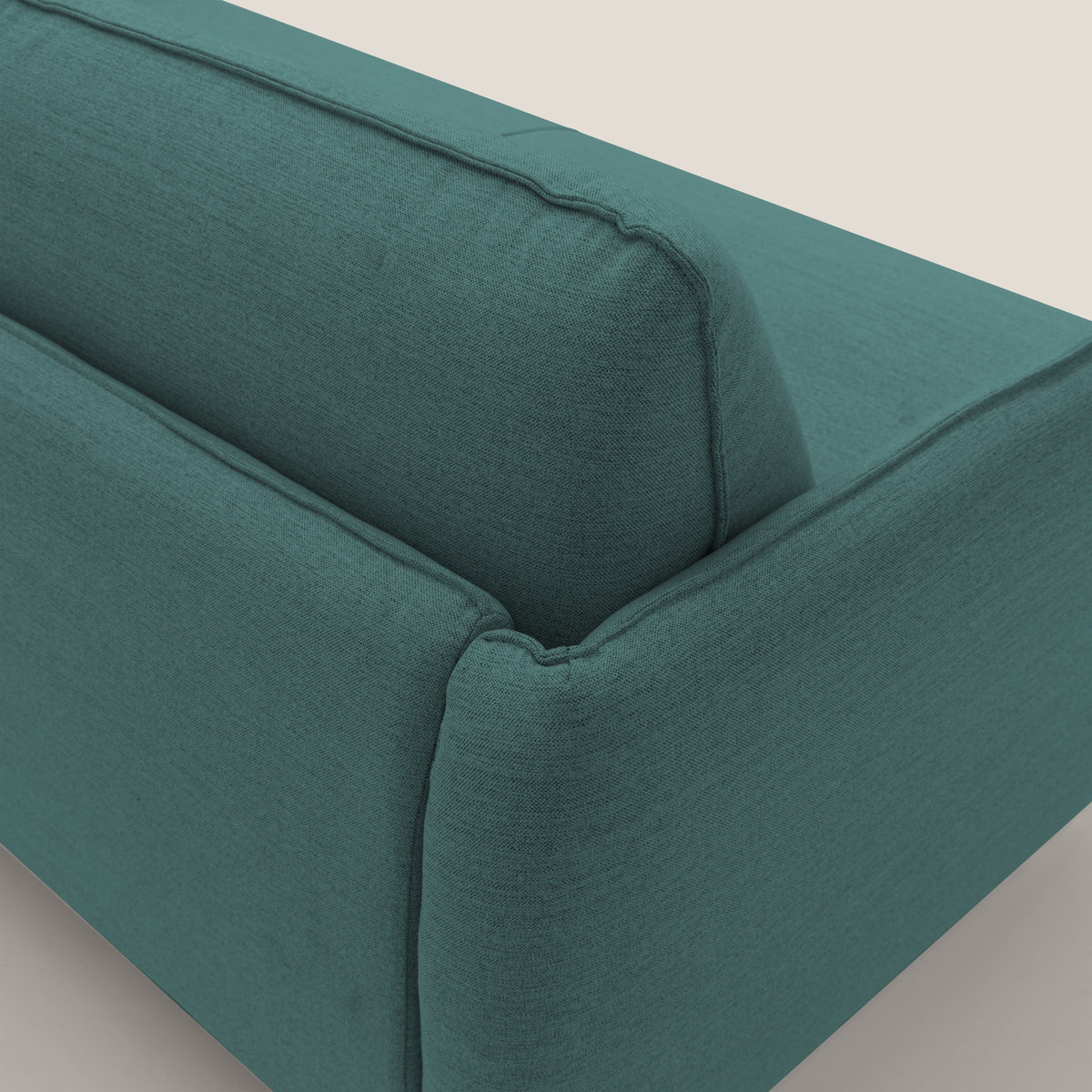 Texas Divano letto matrimoniale moderno in tessuto impermeabile T19 petrolio - divitt.sbs