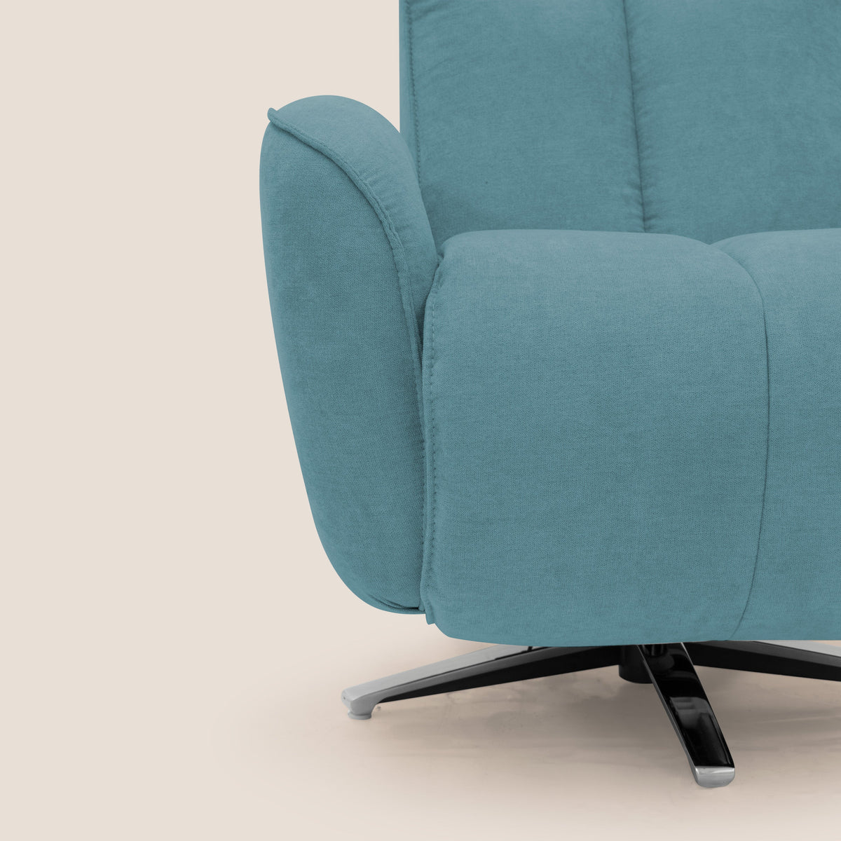 EVA Poltroncina RELAX in morbido tessuto impermeabile T02 azzurro - divitt.sbs