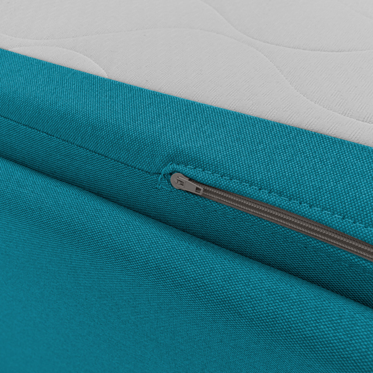 Naviglio Divano duplex con doppio letto in tessuto simil cotone impermeabile T13 azzurro - divitt.sbs