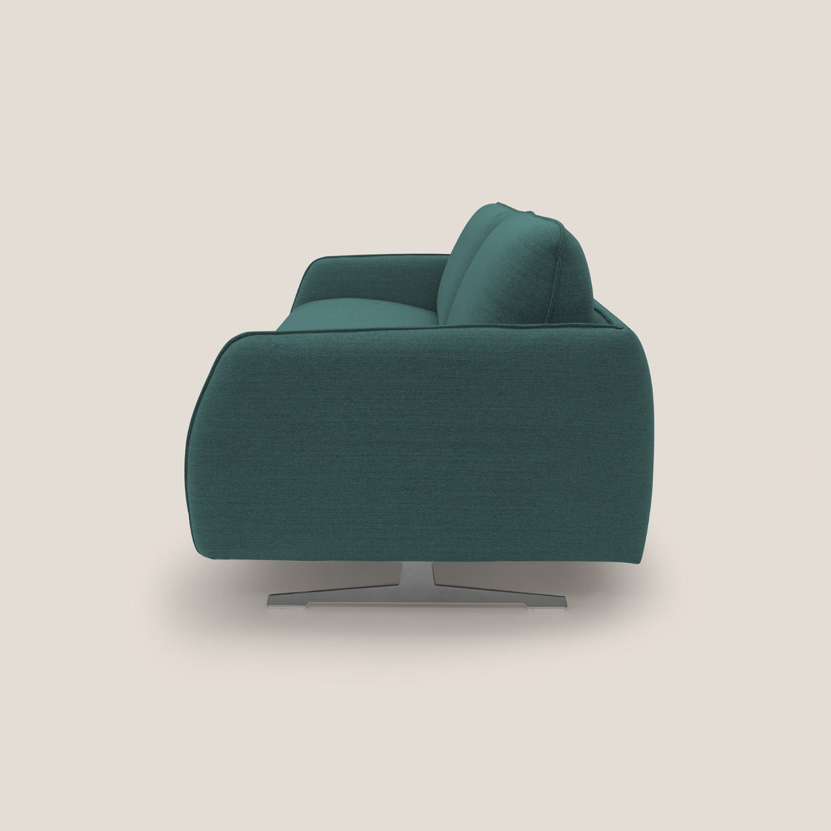 Texas Divano letto matrimoniale moderno in tessuto impermeabile T19 petrolio - divitt.sbs
