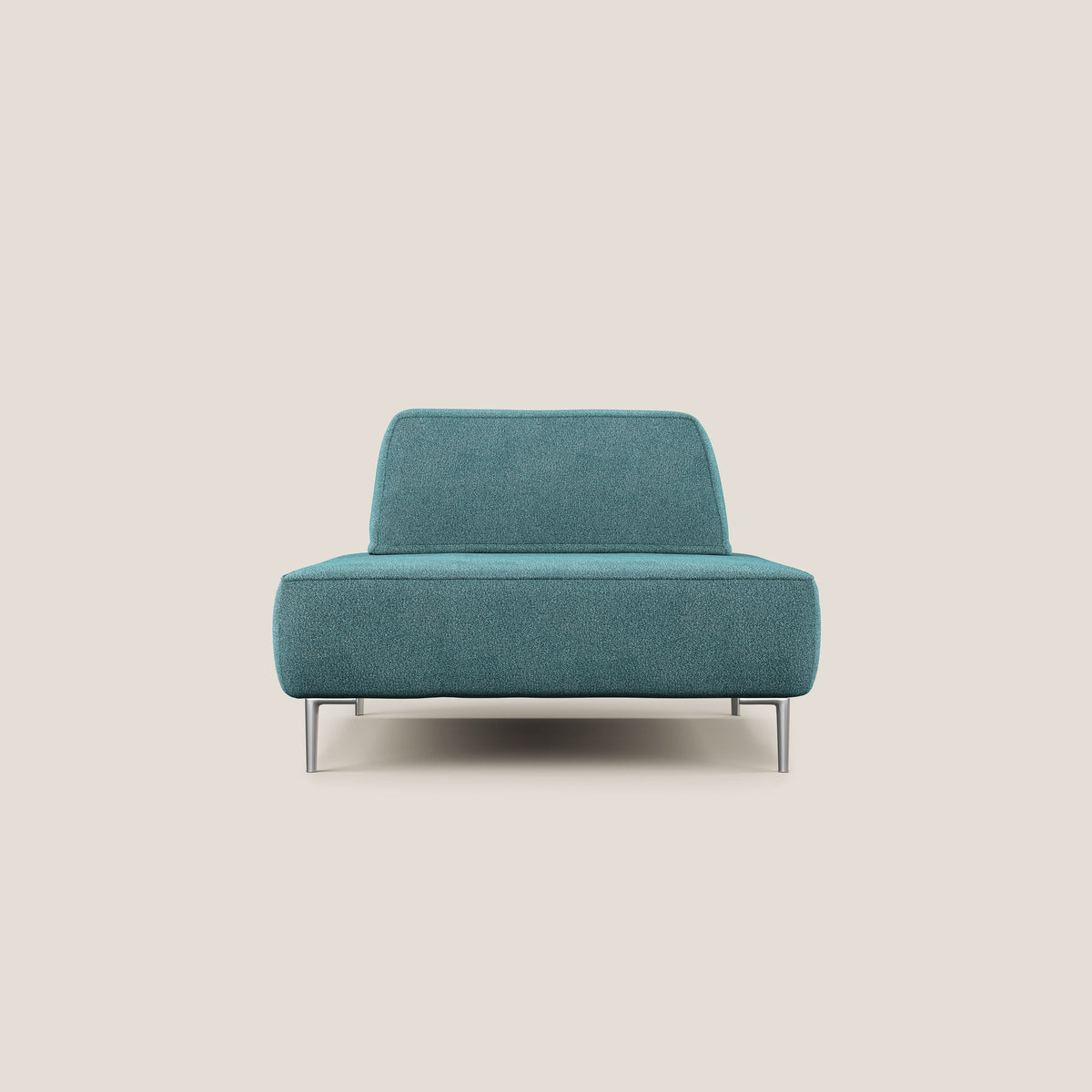 Newton poltrona modulare con schienali movibili T07 azzurro - divitt.sbs