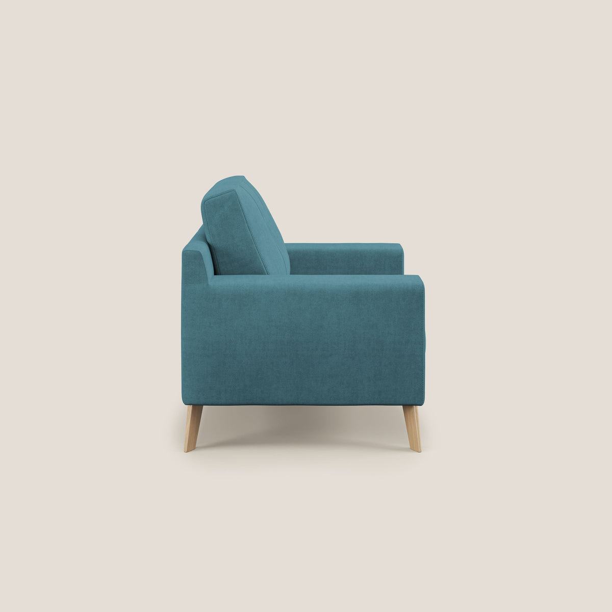 Danish poltroncina in tessuto morbido impermeabile T02 azzurro - divitt.sbs