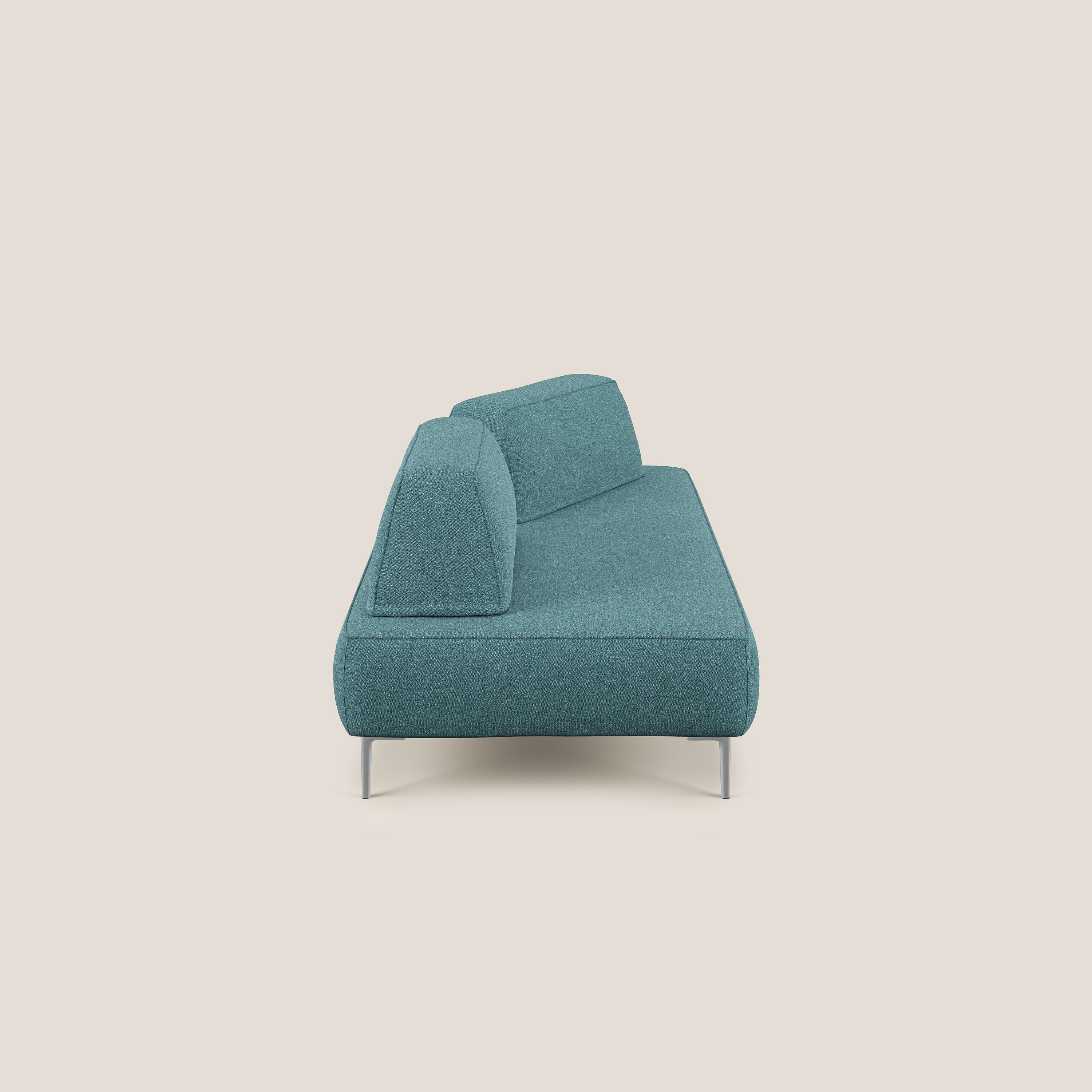 Newton divano modulare con schienali movibili T07 azzurro - divitt.sbs