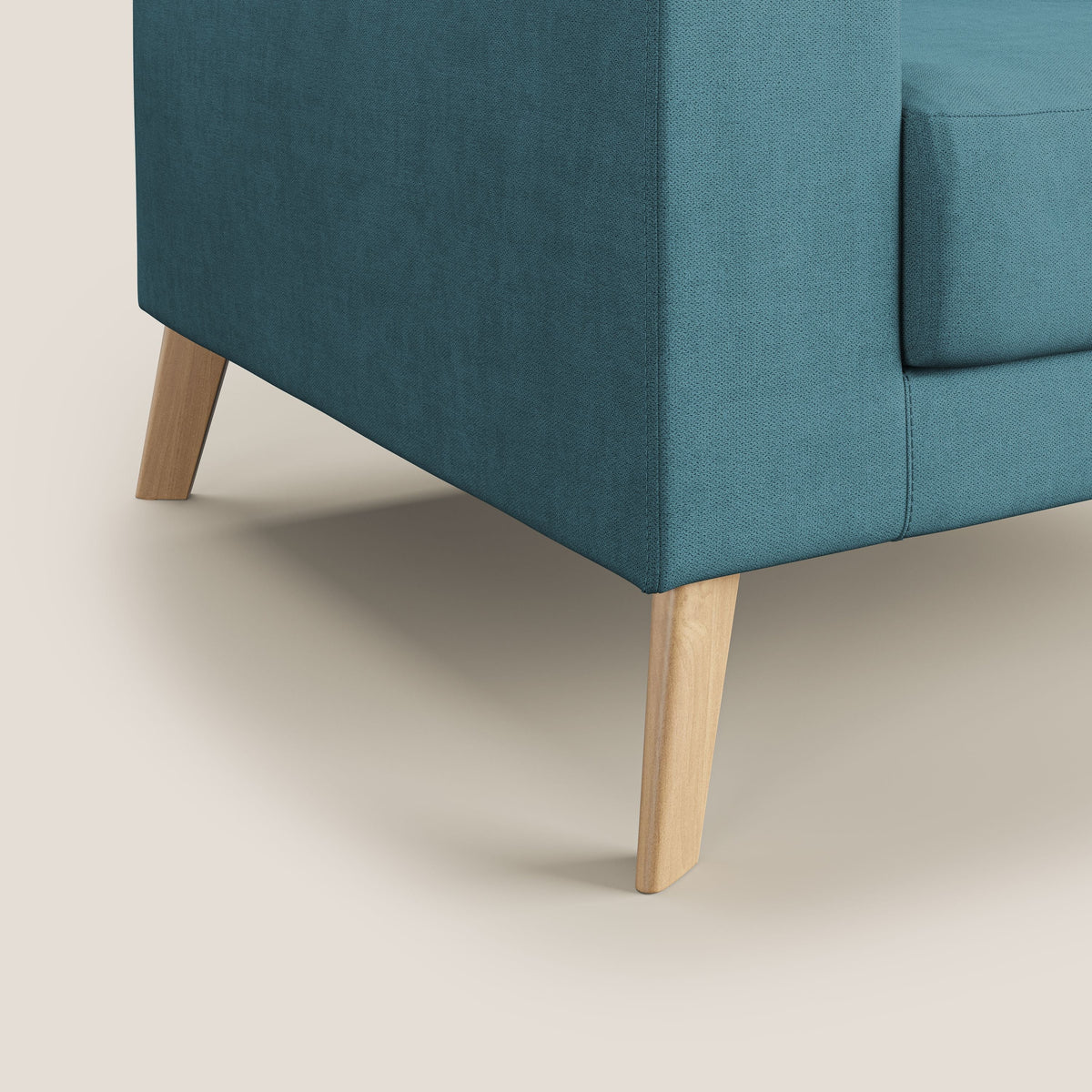 Danish poltroncina in tessuto morbido impermeabile T02 azzurro - divitt.sbs