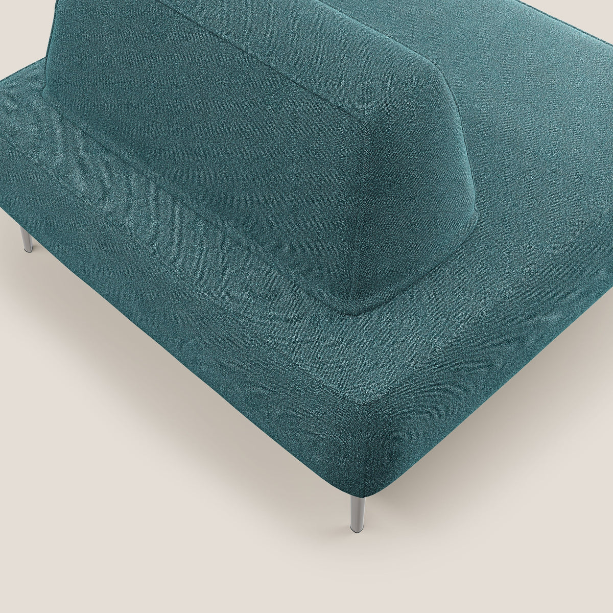 Newton poltrona modulare con schienali movibili T07 azzurro - divitt.sbs