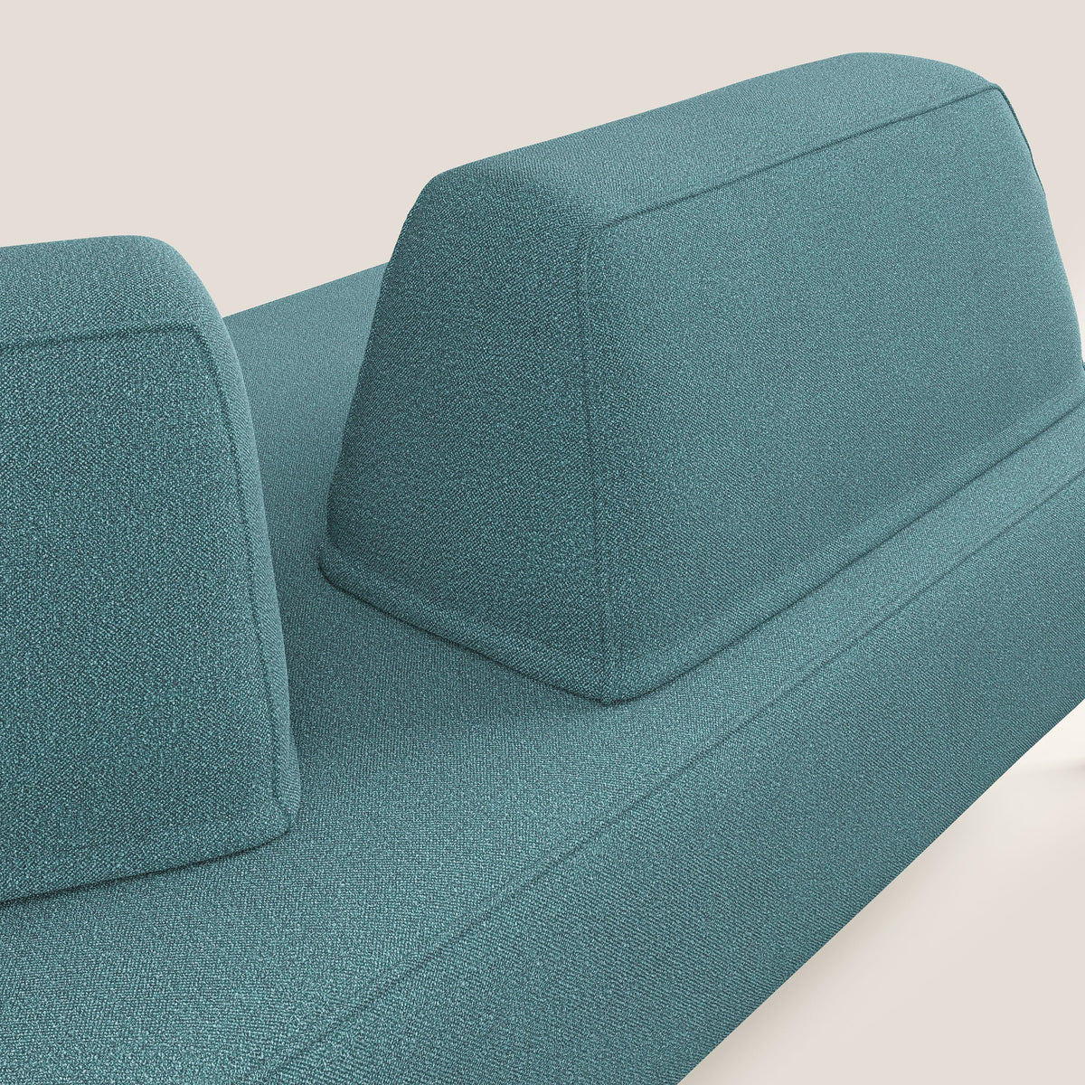 Newton divano modulare con schienali movibili T07 azzurro - divitt.sbs