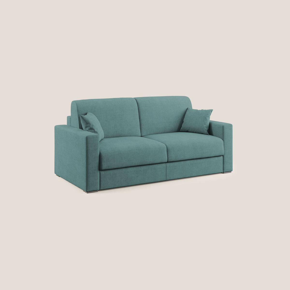Best Divano letto matrimoniale in tessuto impermeabile T02 petrolio - divitt.sbs