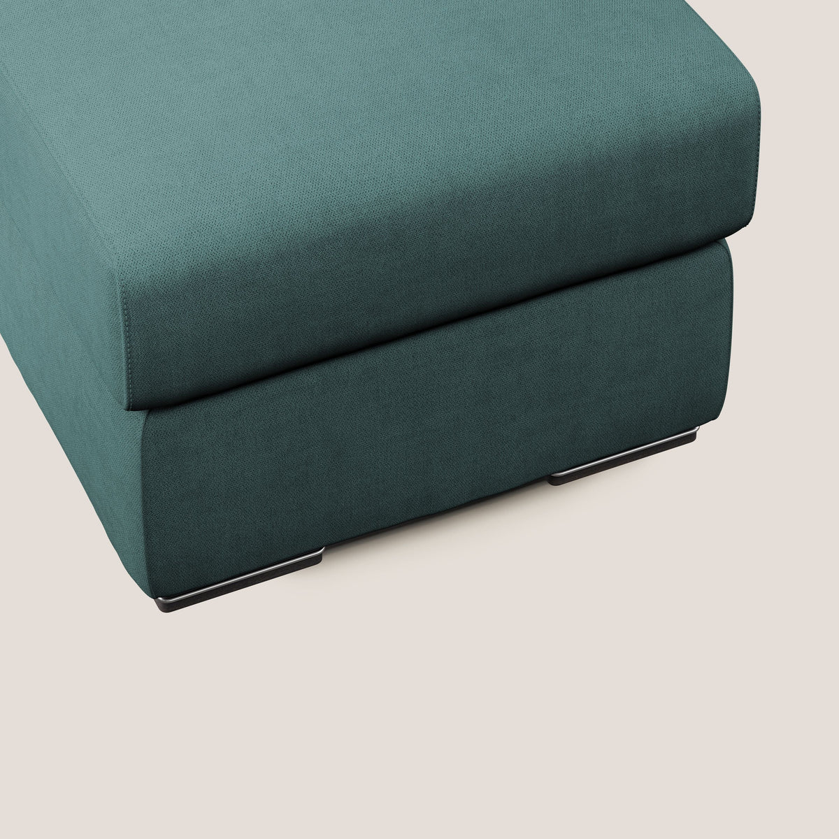 Sun pouf apribile contenitore in tessuto impermeabile T02 petrolio - divitt.sbs