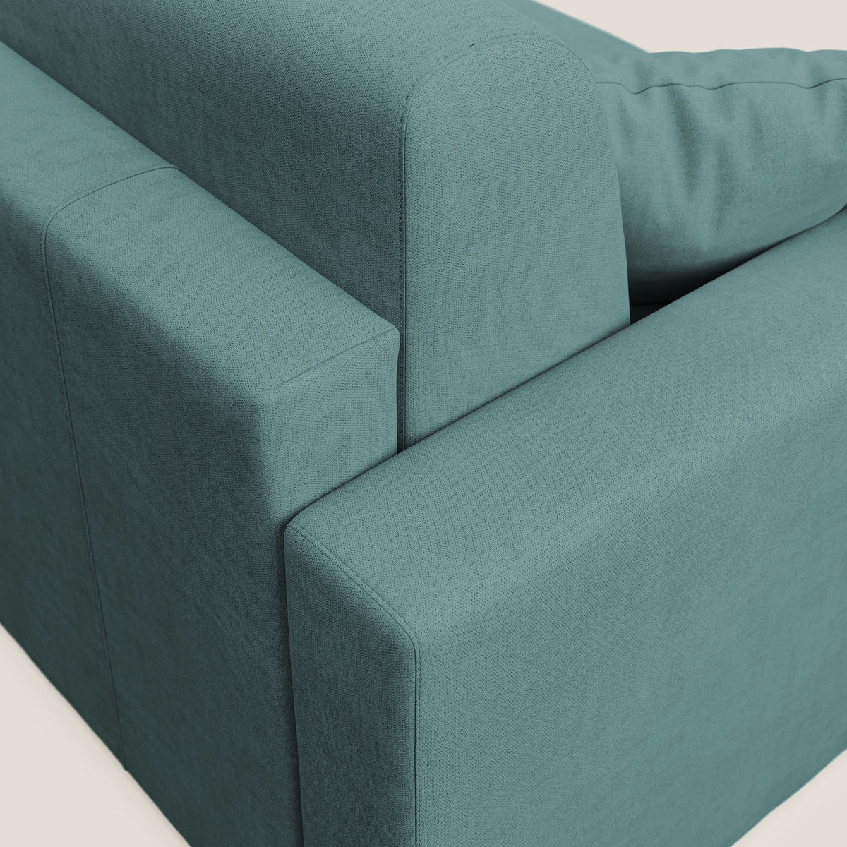 Best Divano letto angolare in tessuto impermeabile T02 petrolio - divitt.sbs