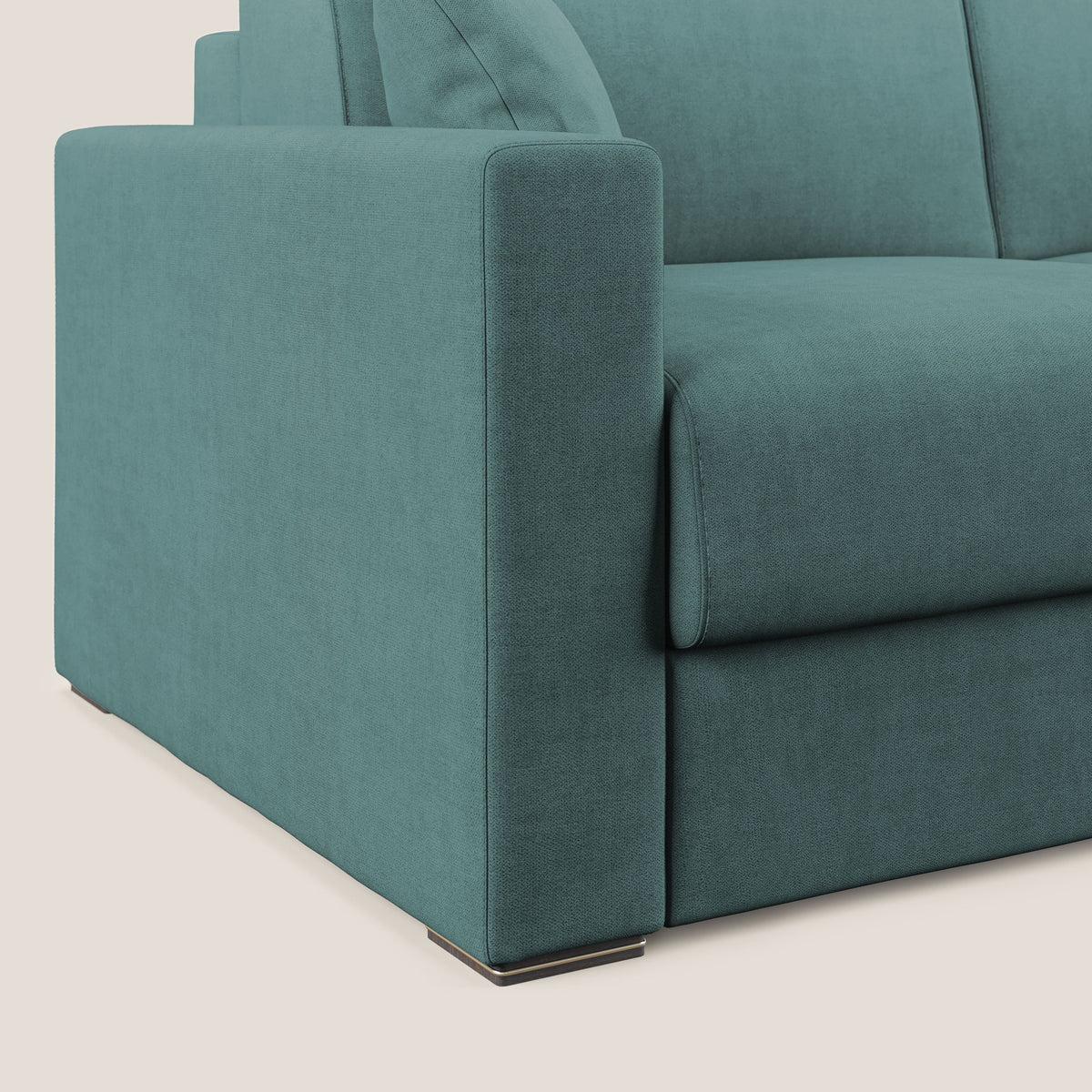 Best Divano letto matrimoniale in tessuto impermeabile T02 petrolio - divitt.sbs