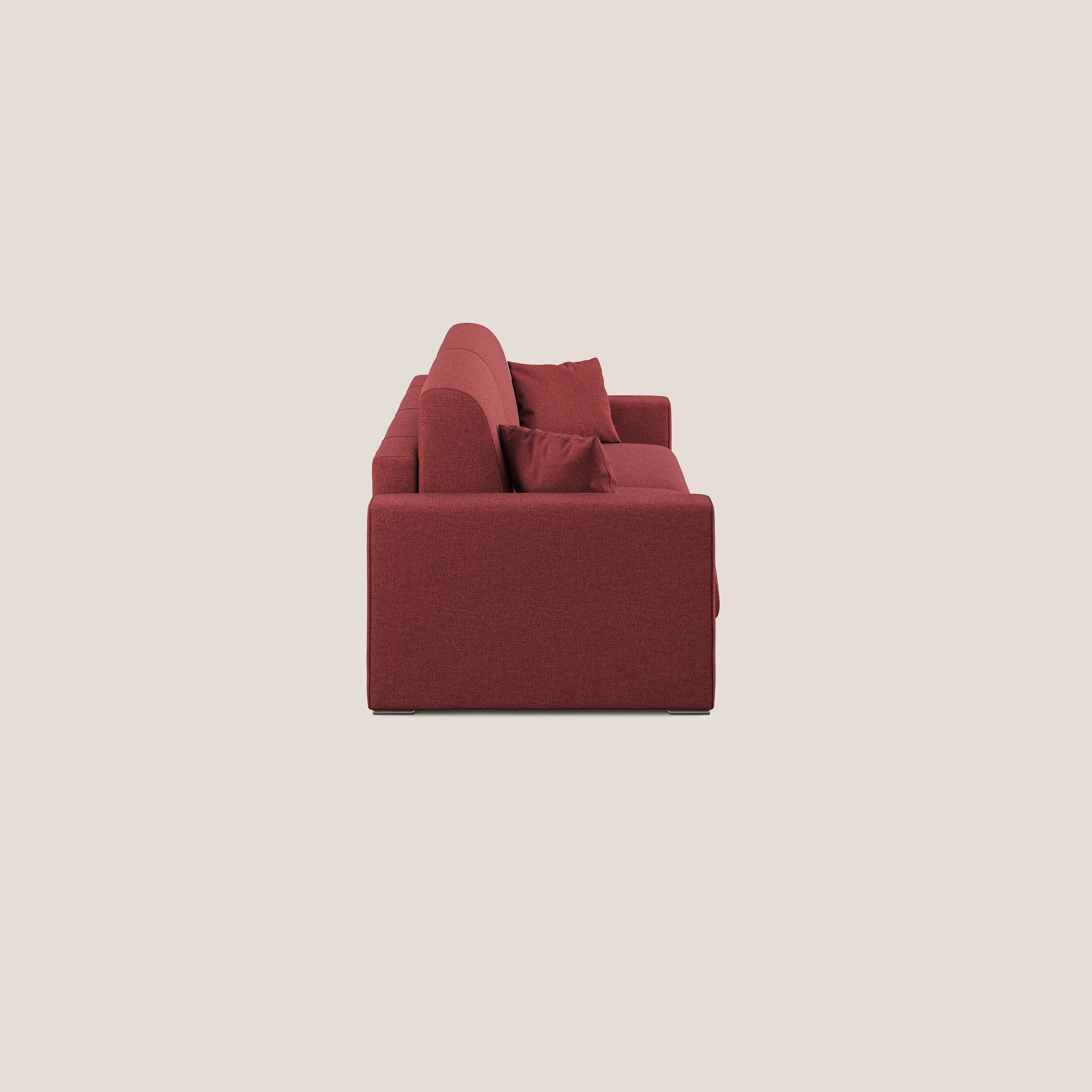 Best Divano letto matrimoniale in tessuto smacchiabile QuickClean T08 rosso - divitt.sbs