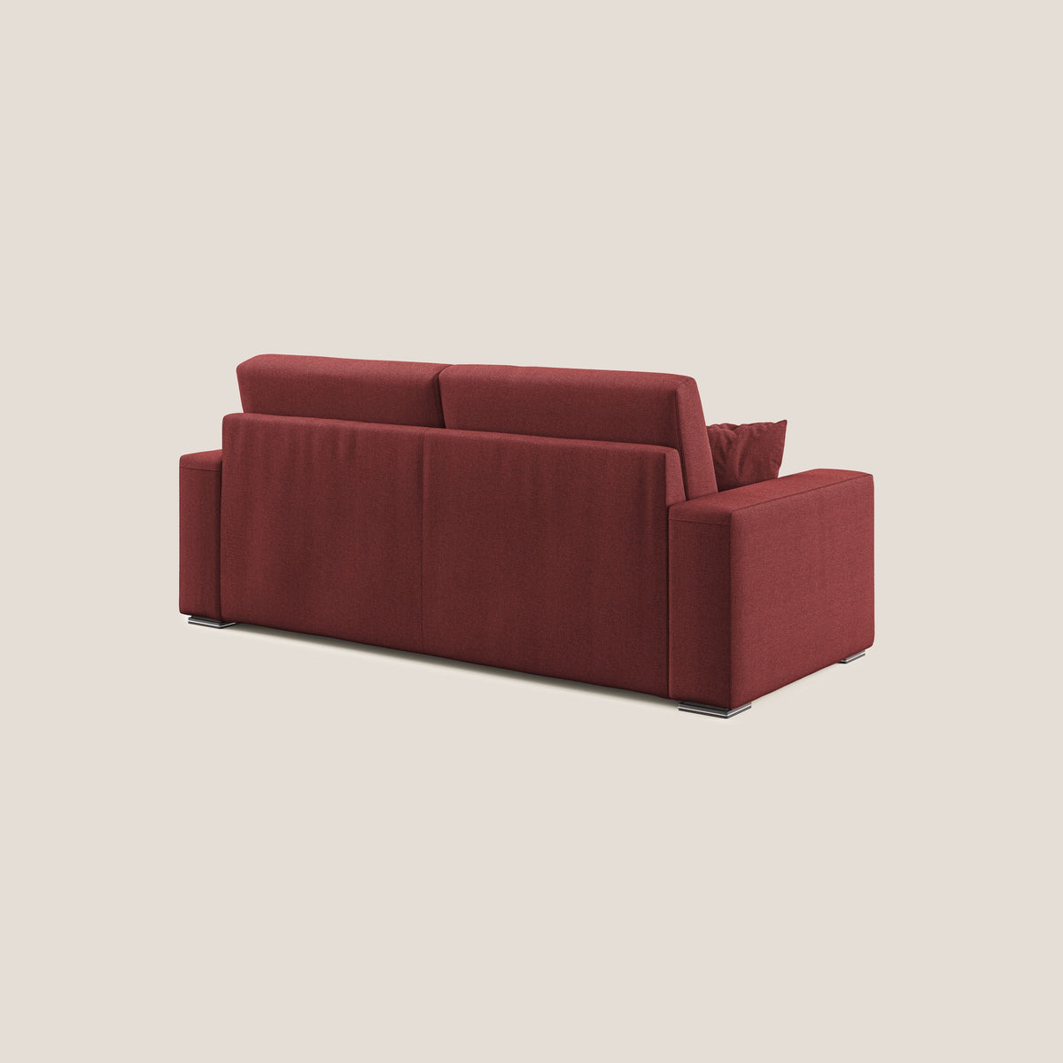 Marte divano in tessuto smacchiabile impermeabile T08 rosso - divitt.sbs