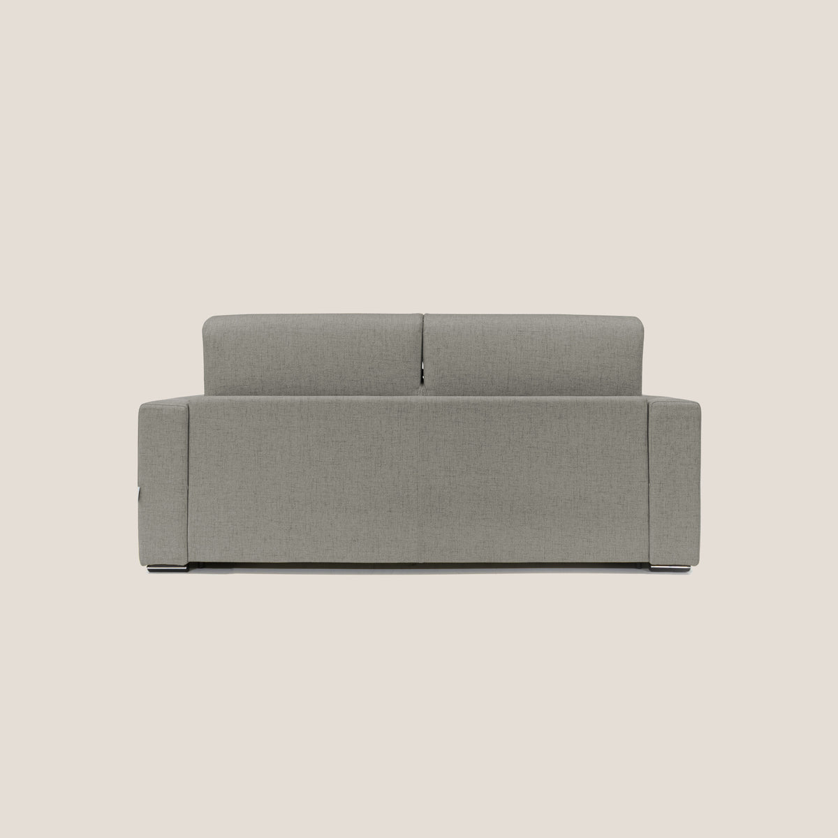 Nixon Divano letto matrimoniale con materasso 20 cm in tessuto impermeabile T03 talpa - divitt.sbs
