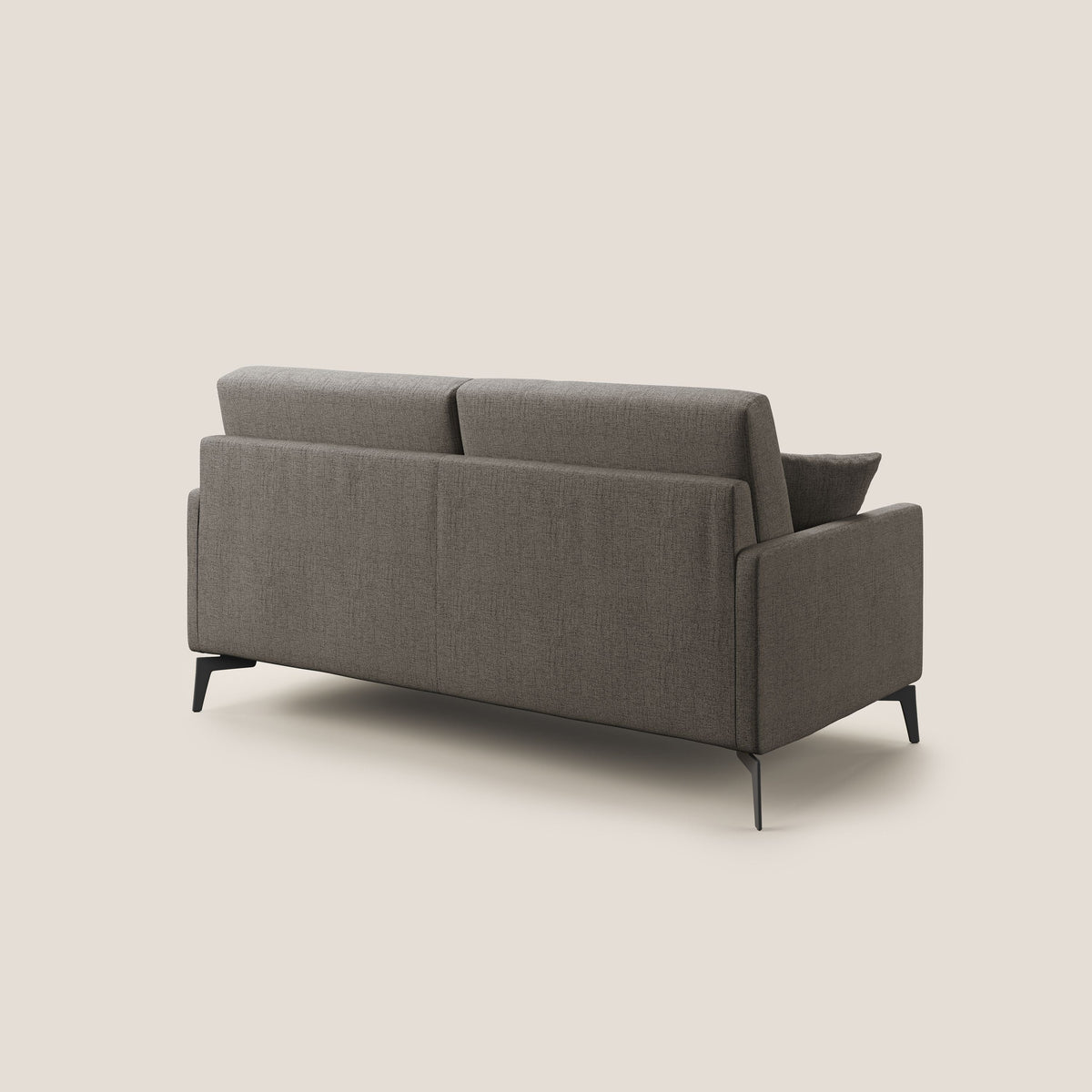 Saturno divano moderno in tessuto morbido impermeabile T03 talpa - divitt.sbs
