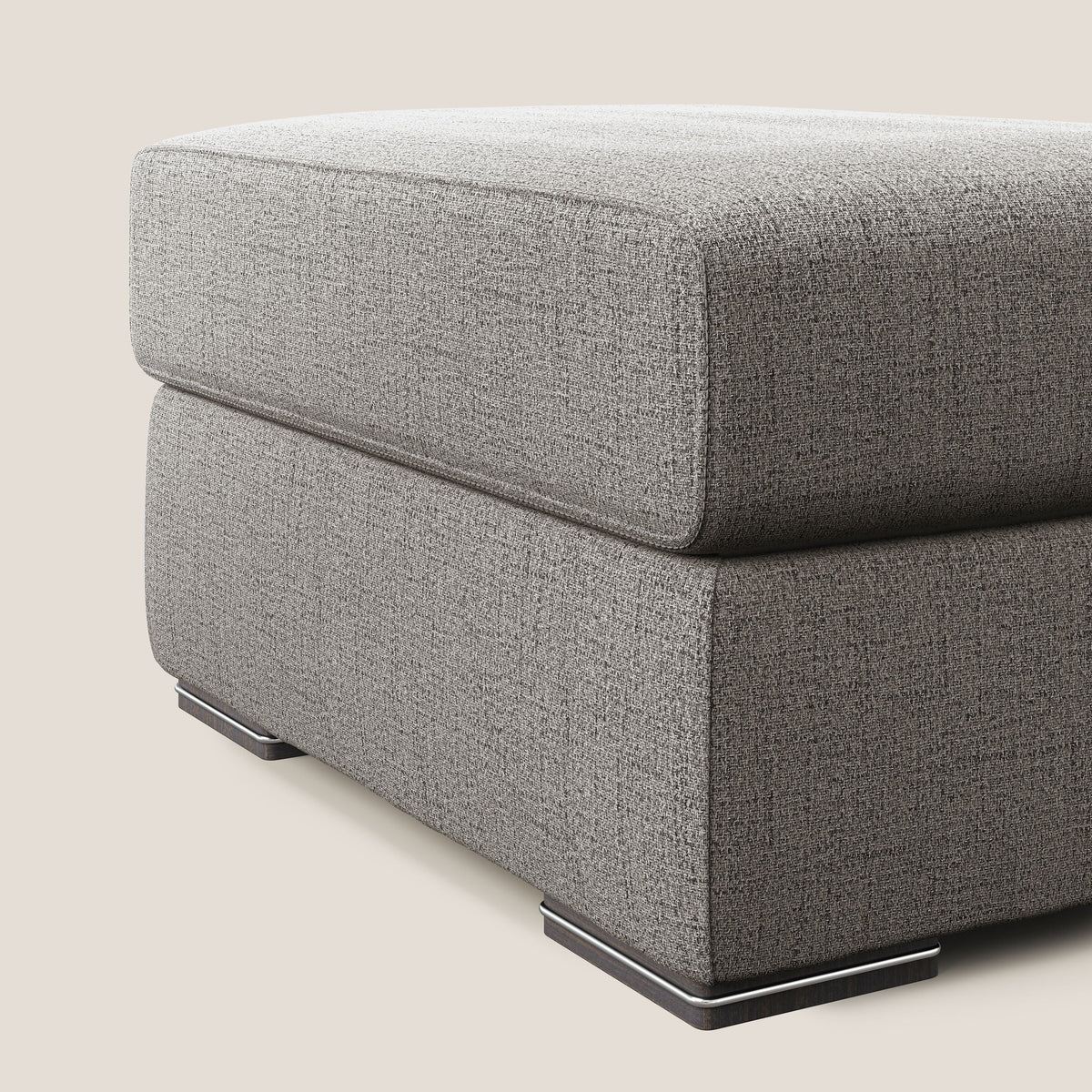 Sun pouf apribile contenitore in tessuto impermeabile fiammato T03 talpa - divitt.sbs
